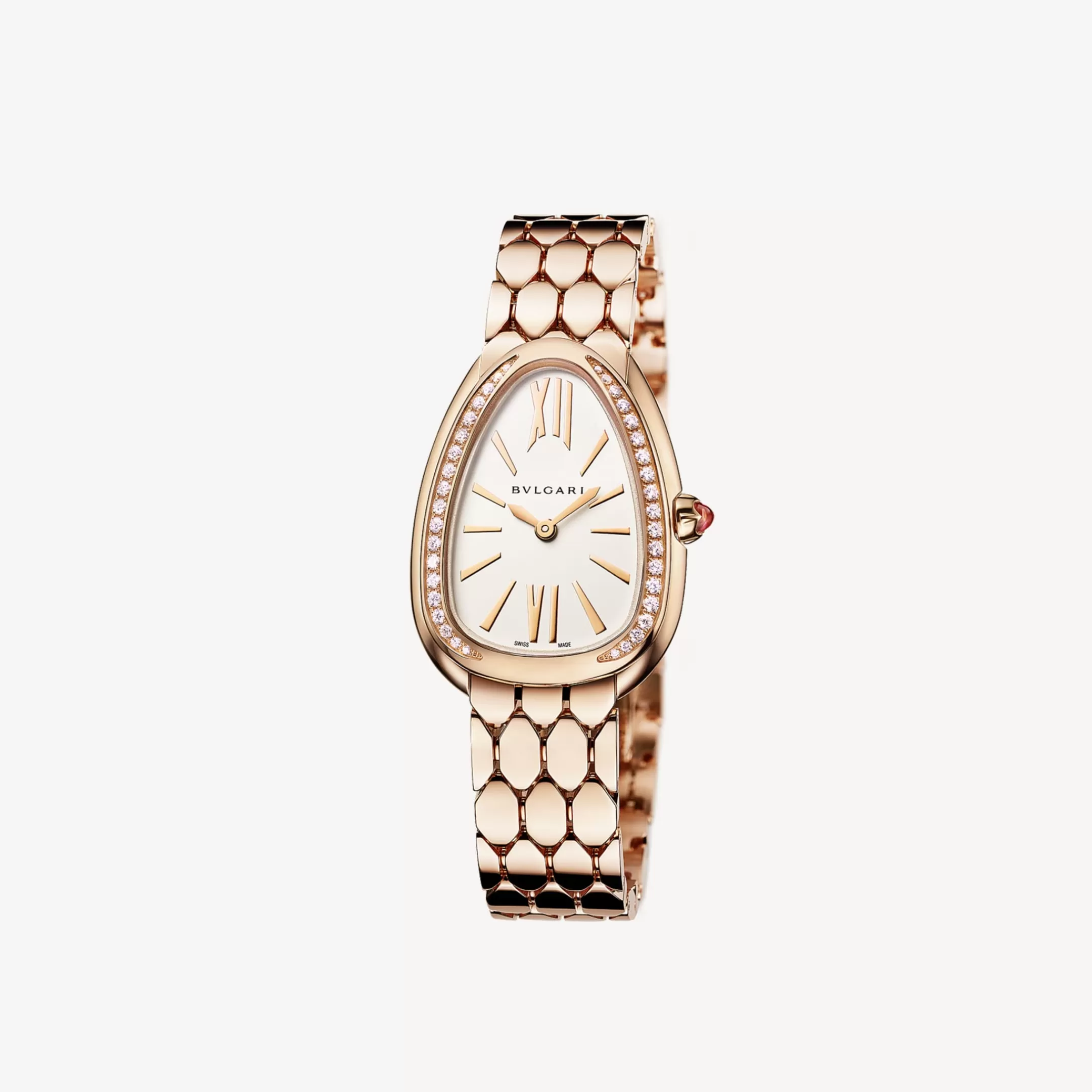 BVLGARI Serpenti Seduttori Uhr Weiss Hot