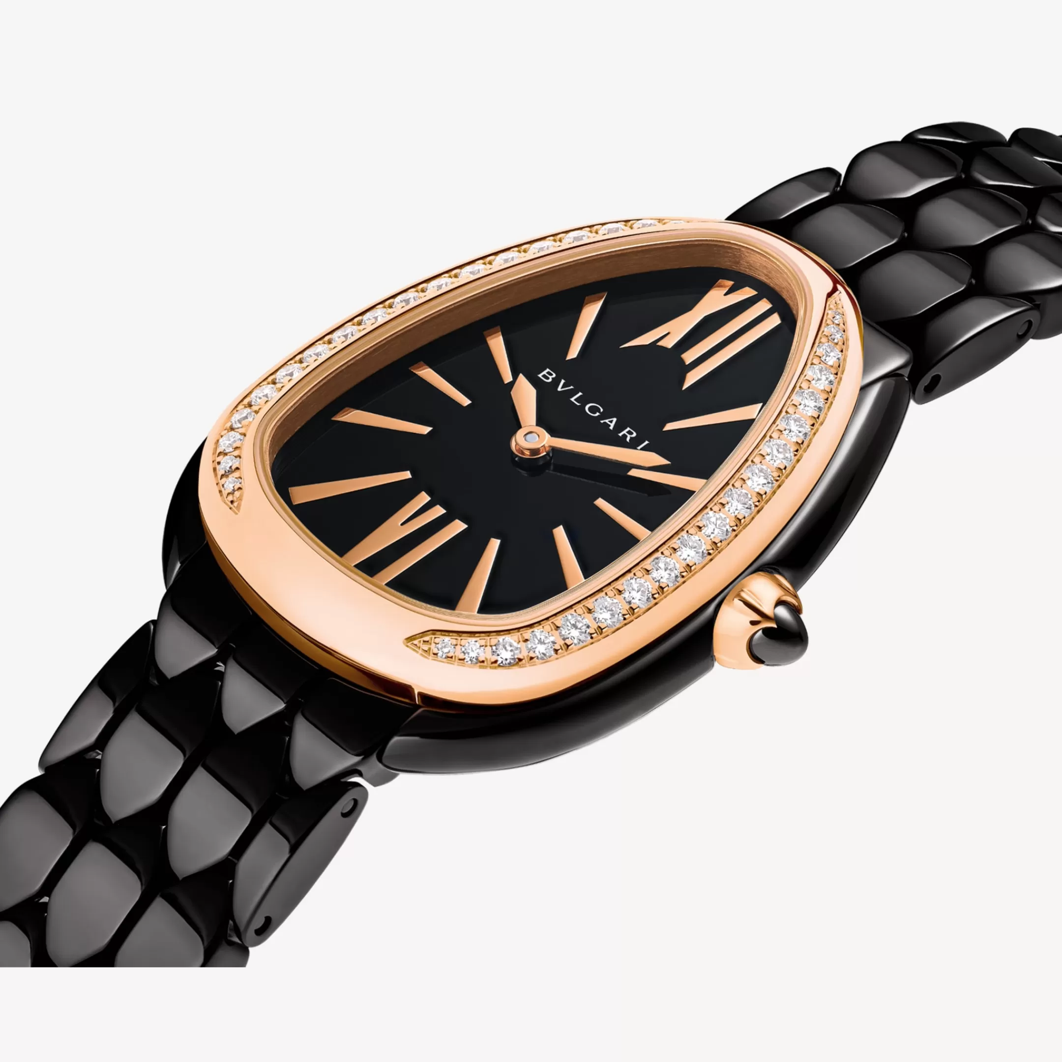 BVLGARI Serpenti Seduttori Uhr Schwarz Cheap