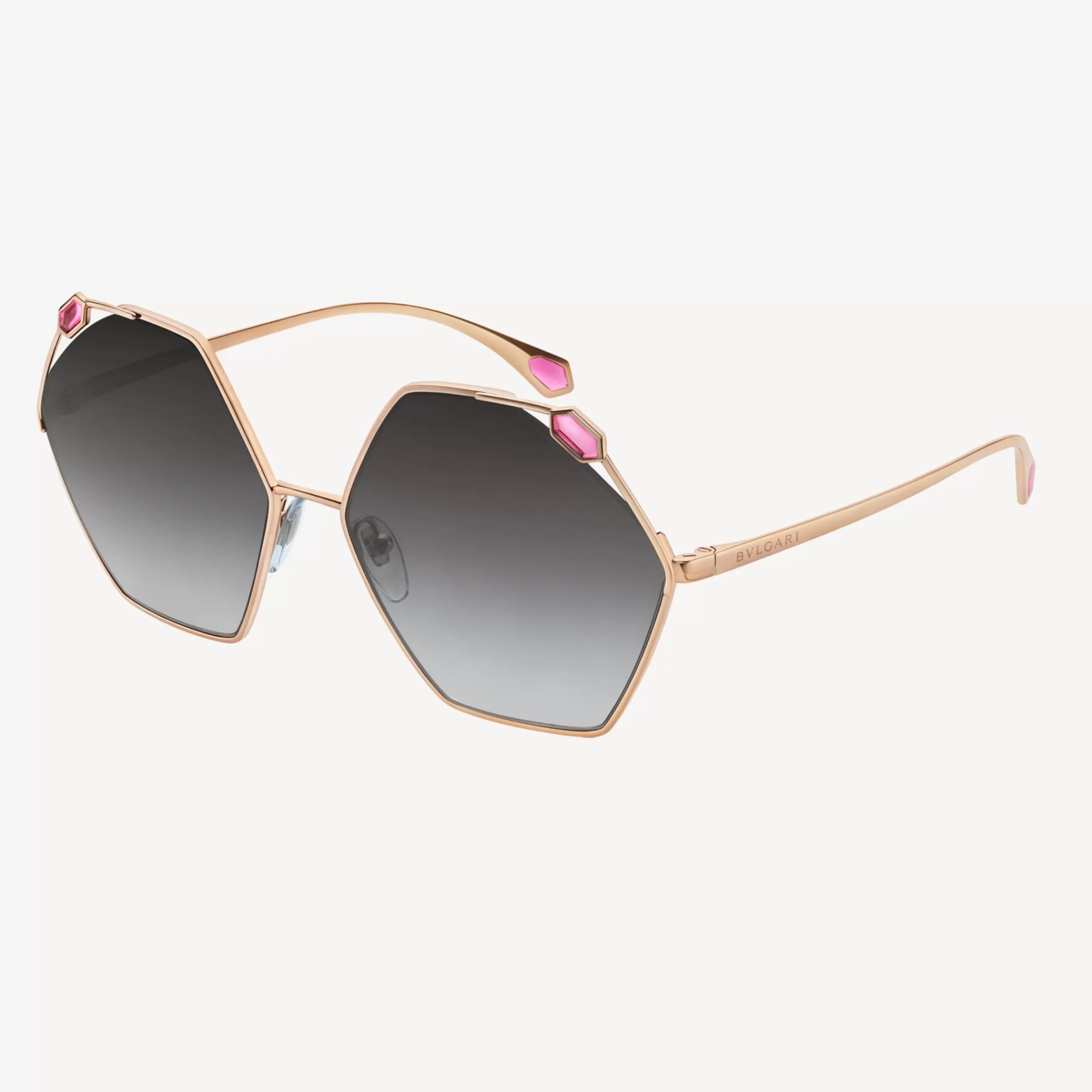 BVLGARI Serpenti Sonnenbrille Grau New