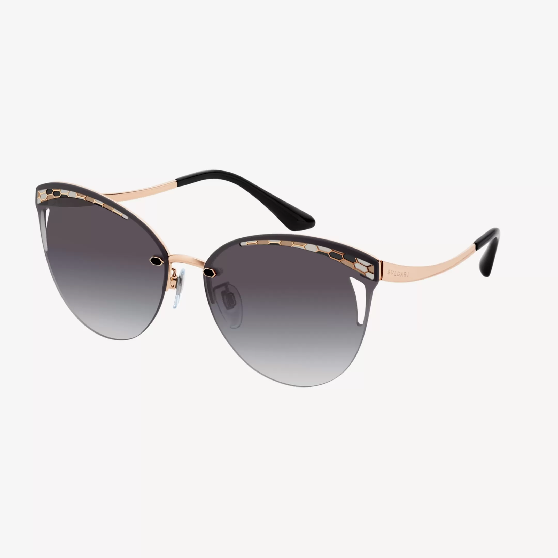 BVLGARI Serpenti Sonnenbrille Schwarz/Gold Hot