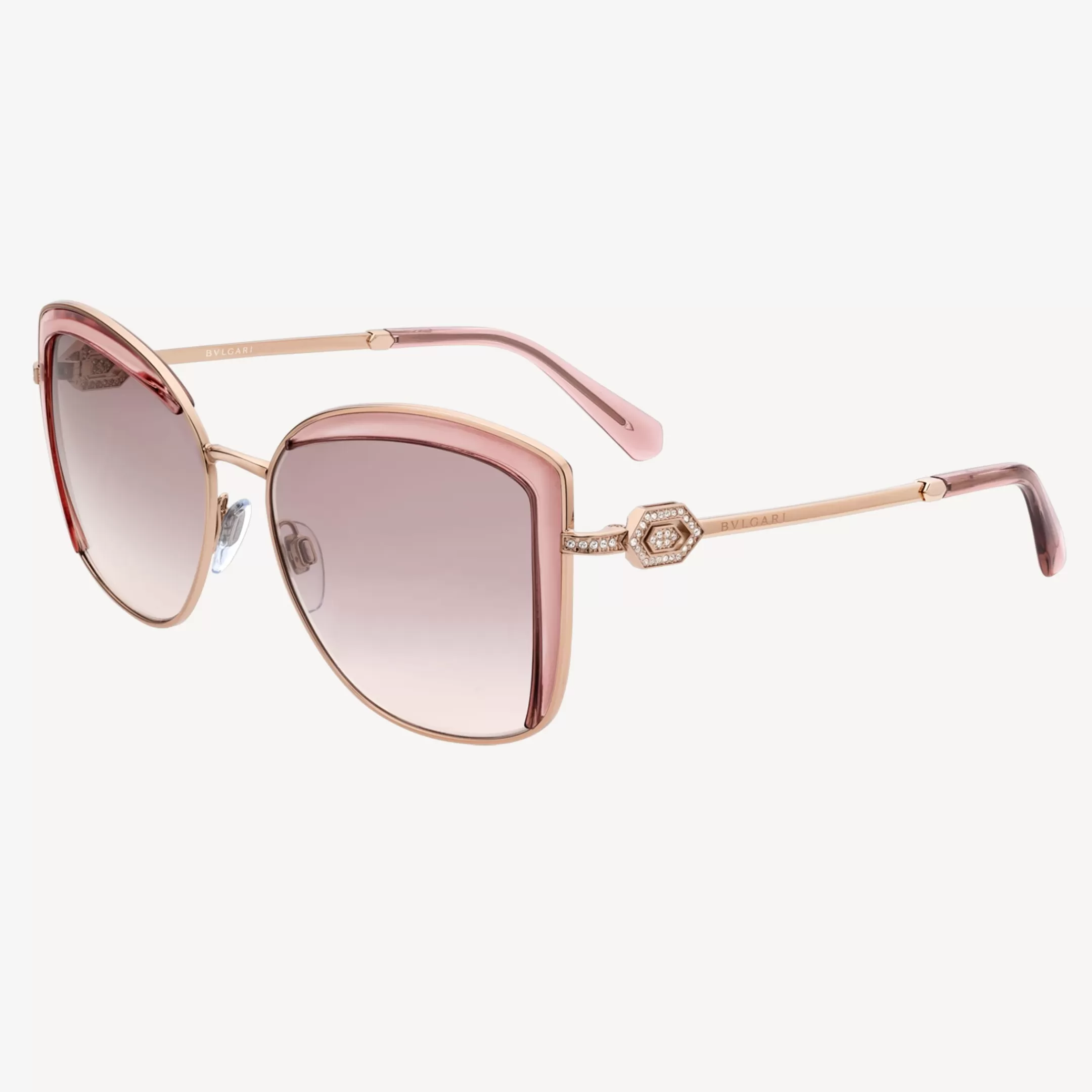 BVLGARI Serpenti Sonnenbrille Rosa/Gold Cheap