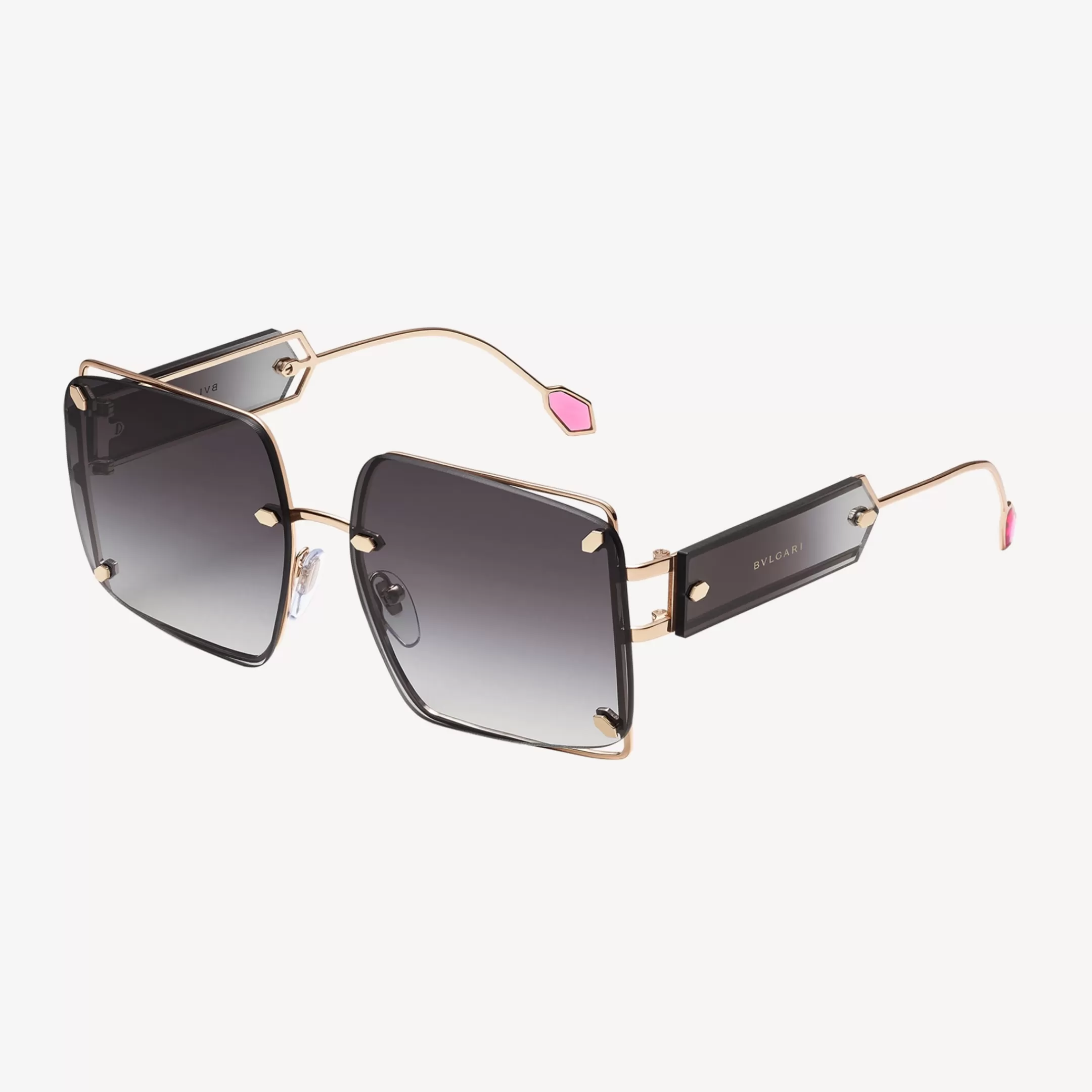 BVLGARI Serpenti Sonnenbrille Schwarz New