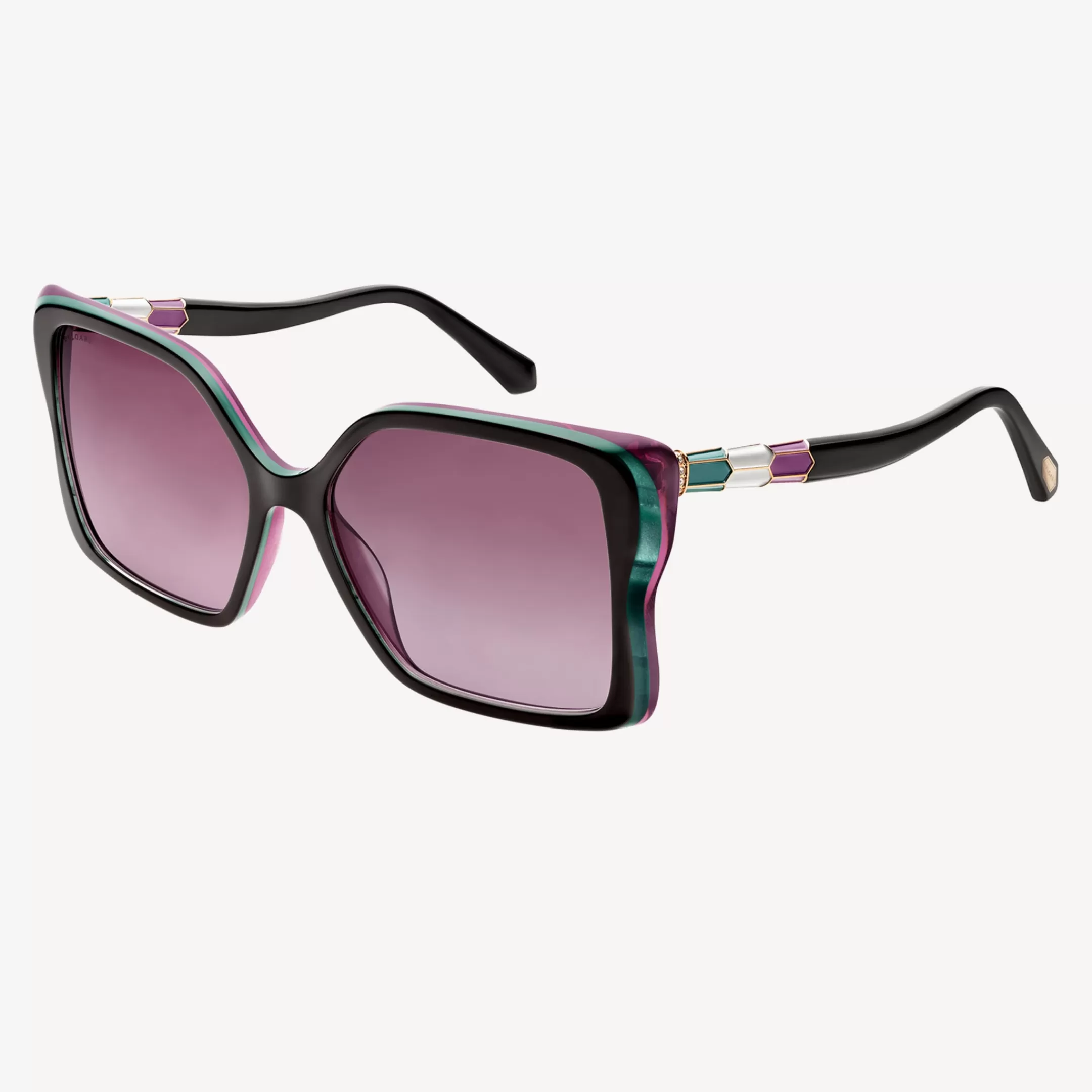 BVLGARI Serpenti Sonnenbrille Schwarz Cheap
