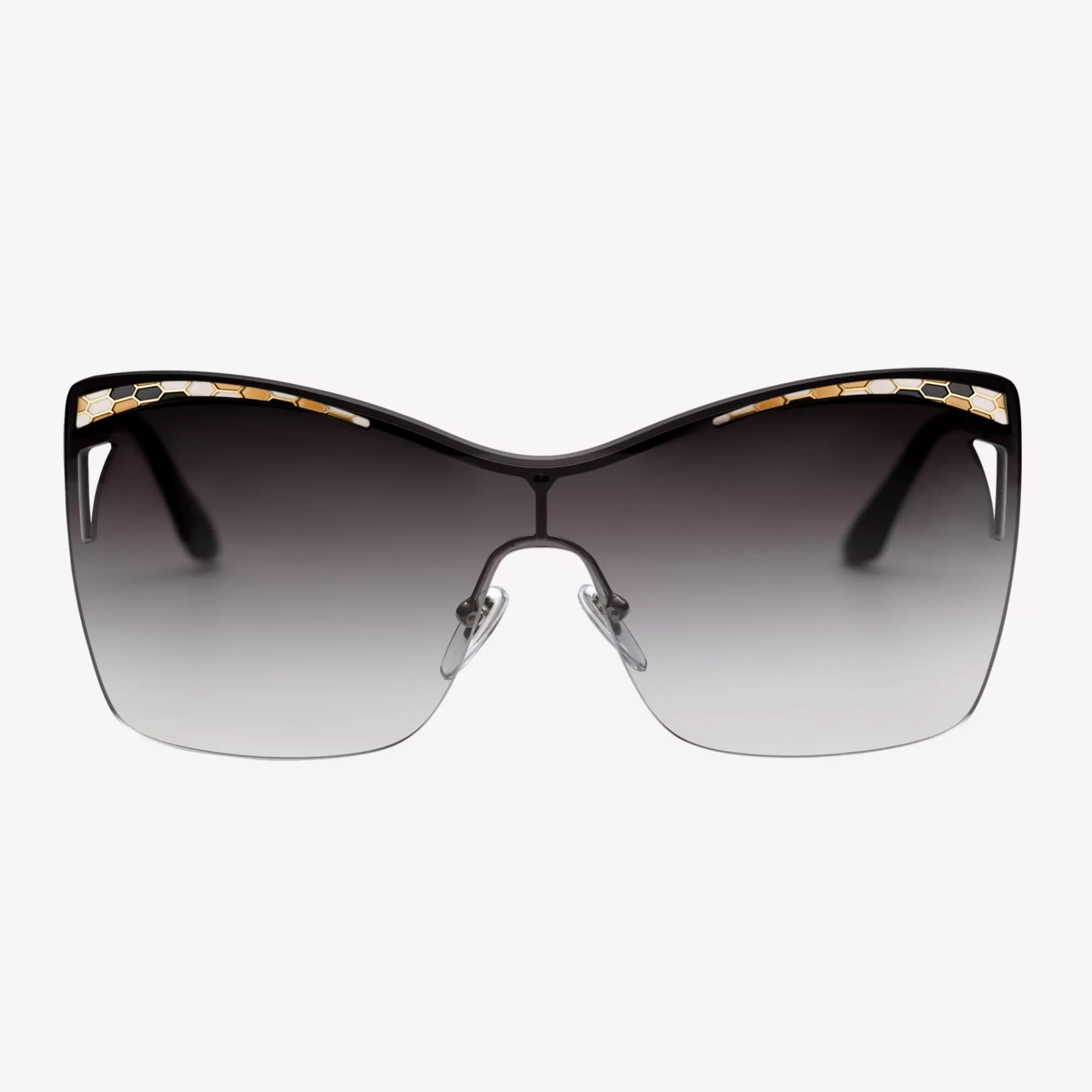 BVLGARI Serpenti Sonnenbrille Schwarz New