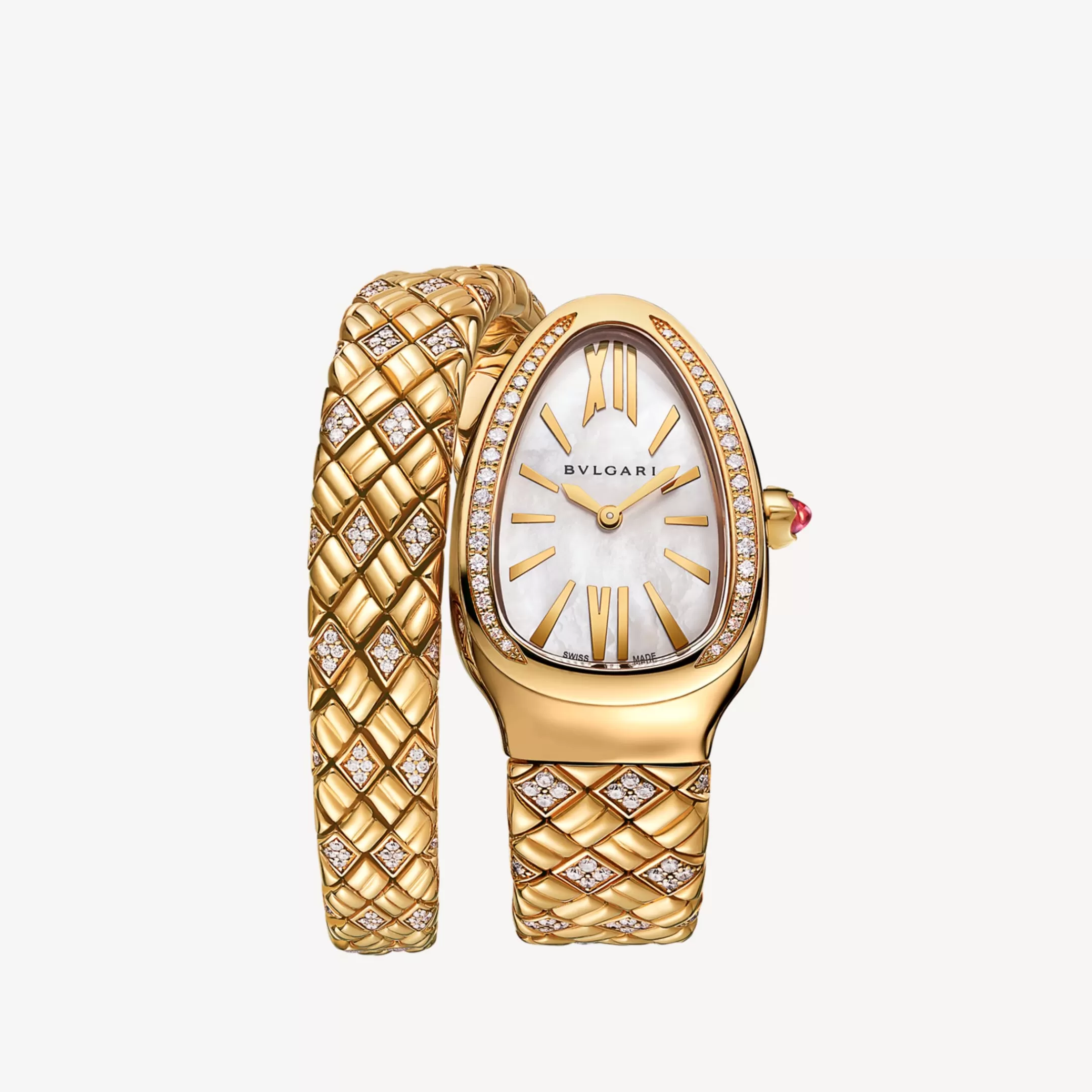 BVLGARI Serpenti Spiga Uhr Gelb Best