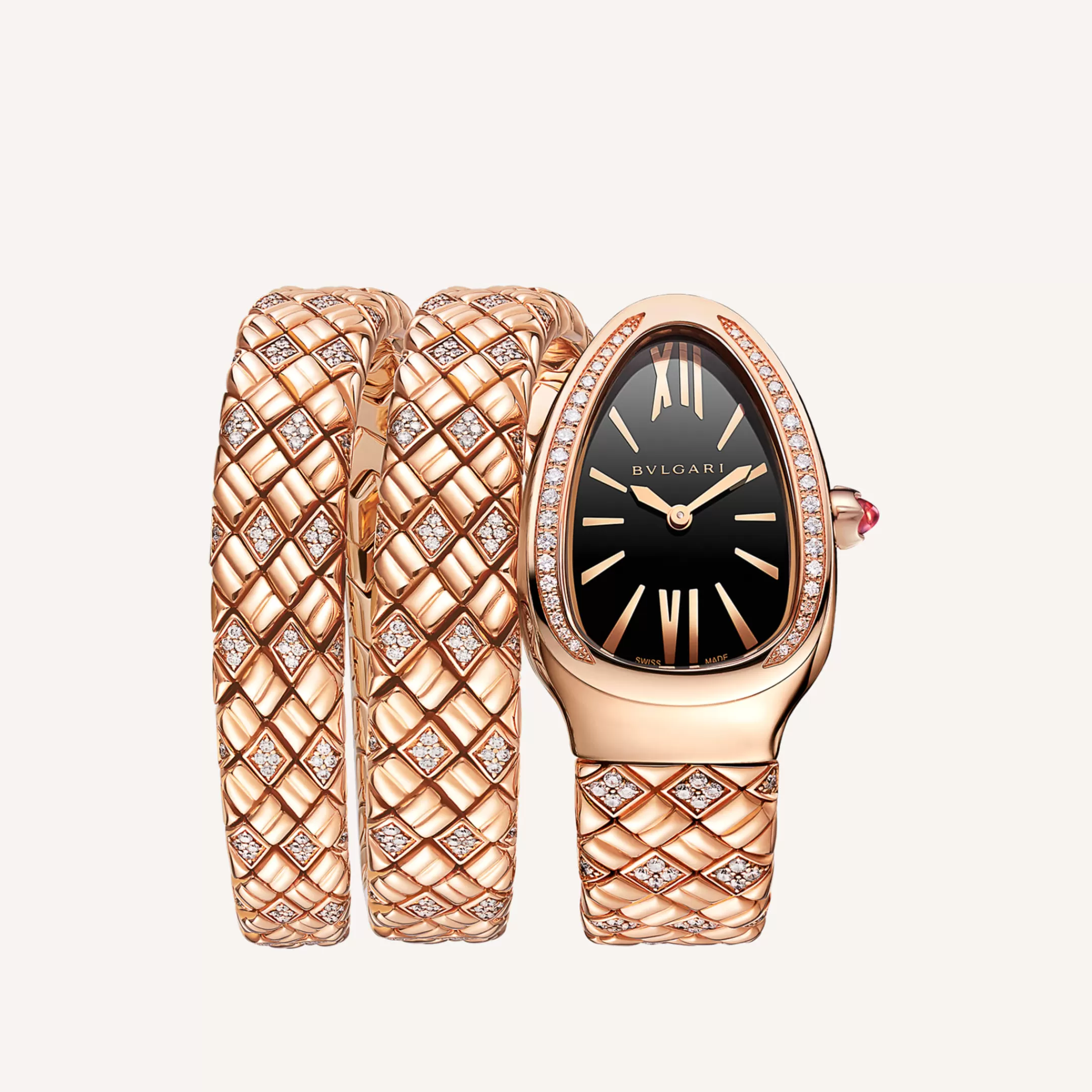 BVLGARI Serpenti Spiga Uhr Gold Clearance