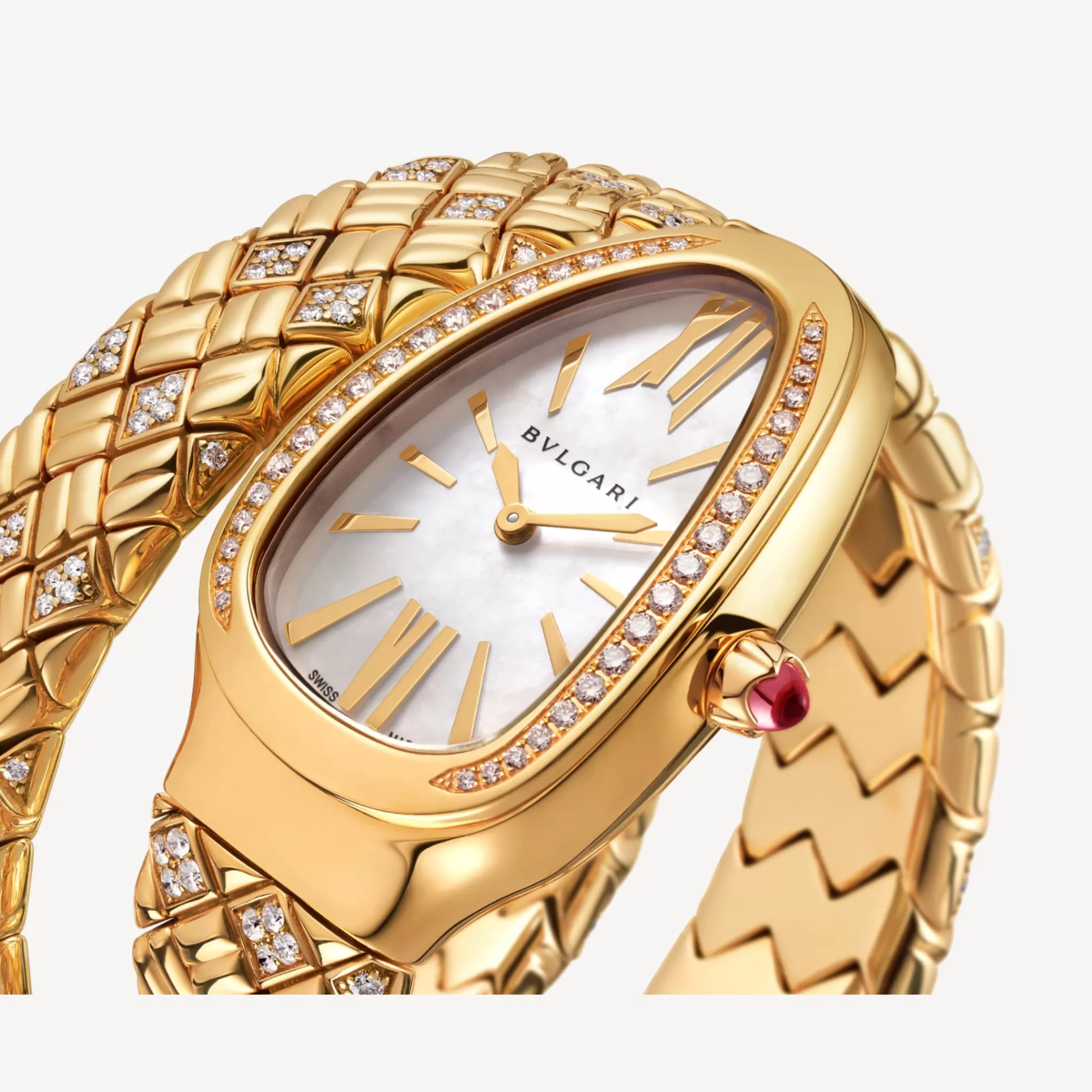 BVLGARI Serpenti Spiga Uhr Gelb Best