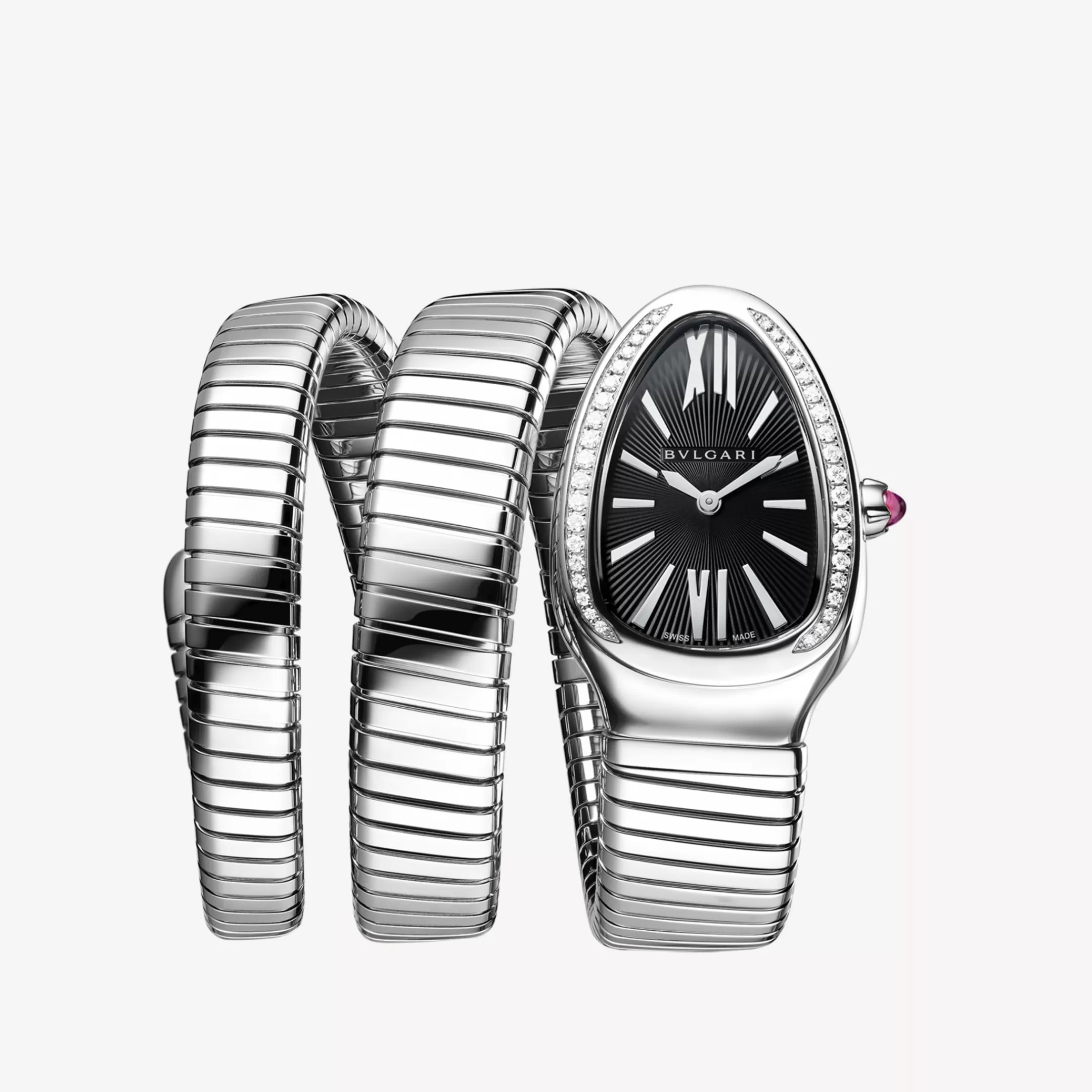 BVLGARI Serpenti Tubogas Uhr Silber Store