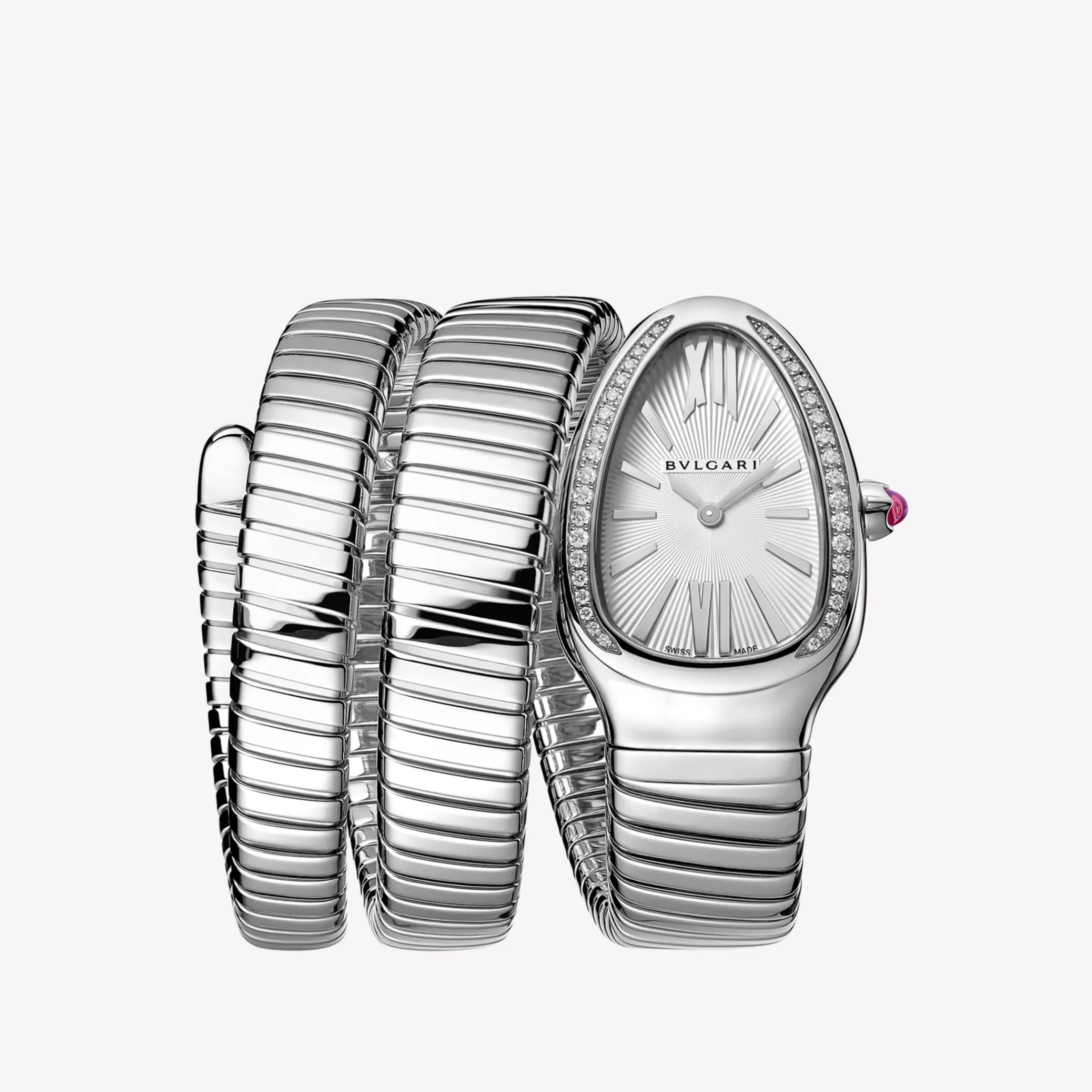 BVLGARI Serpenti Tubogas Uhr Weiss Clearance