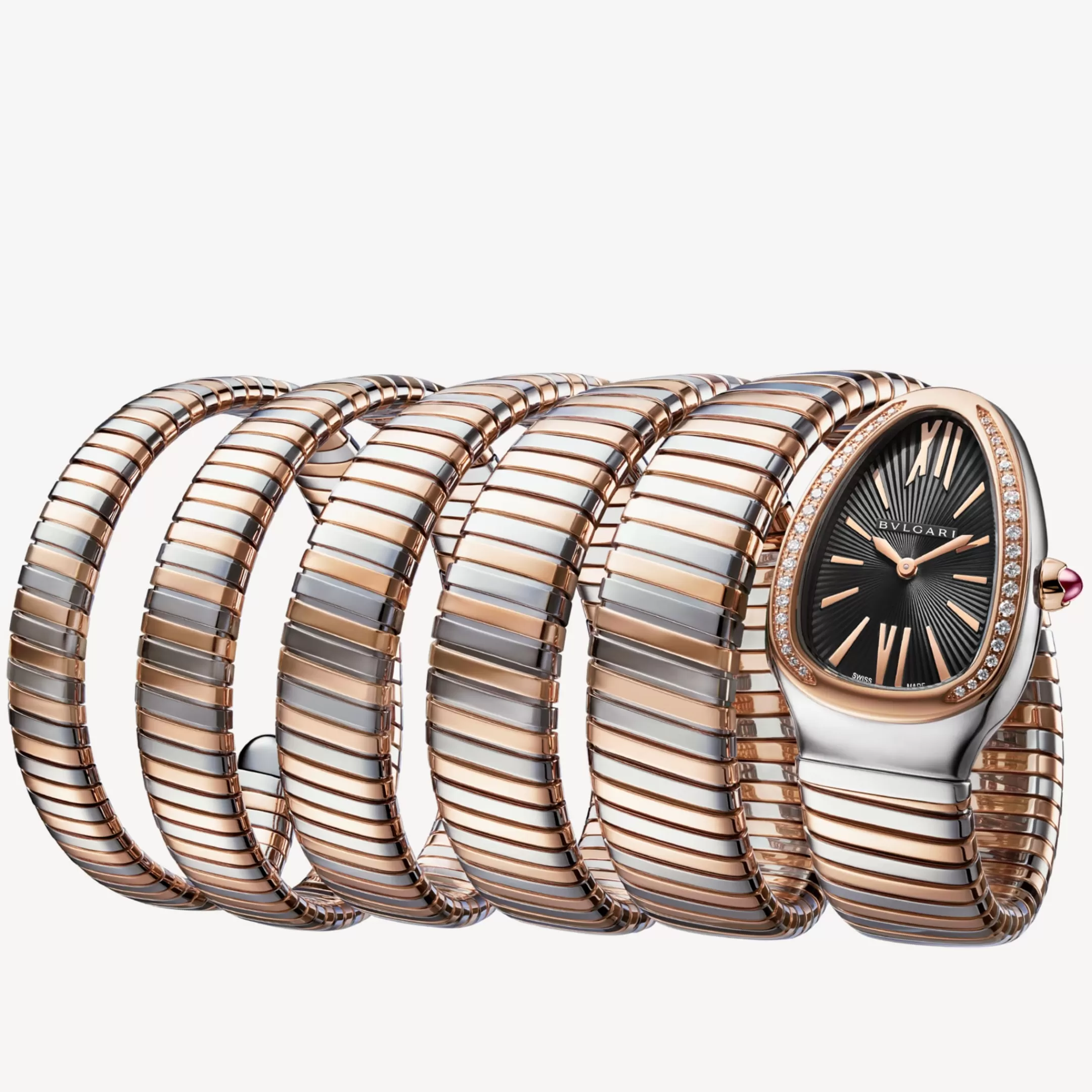 BVLGARI Serpenti Tubogas Uhr Schwarz Cheap