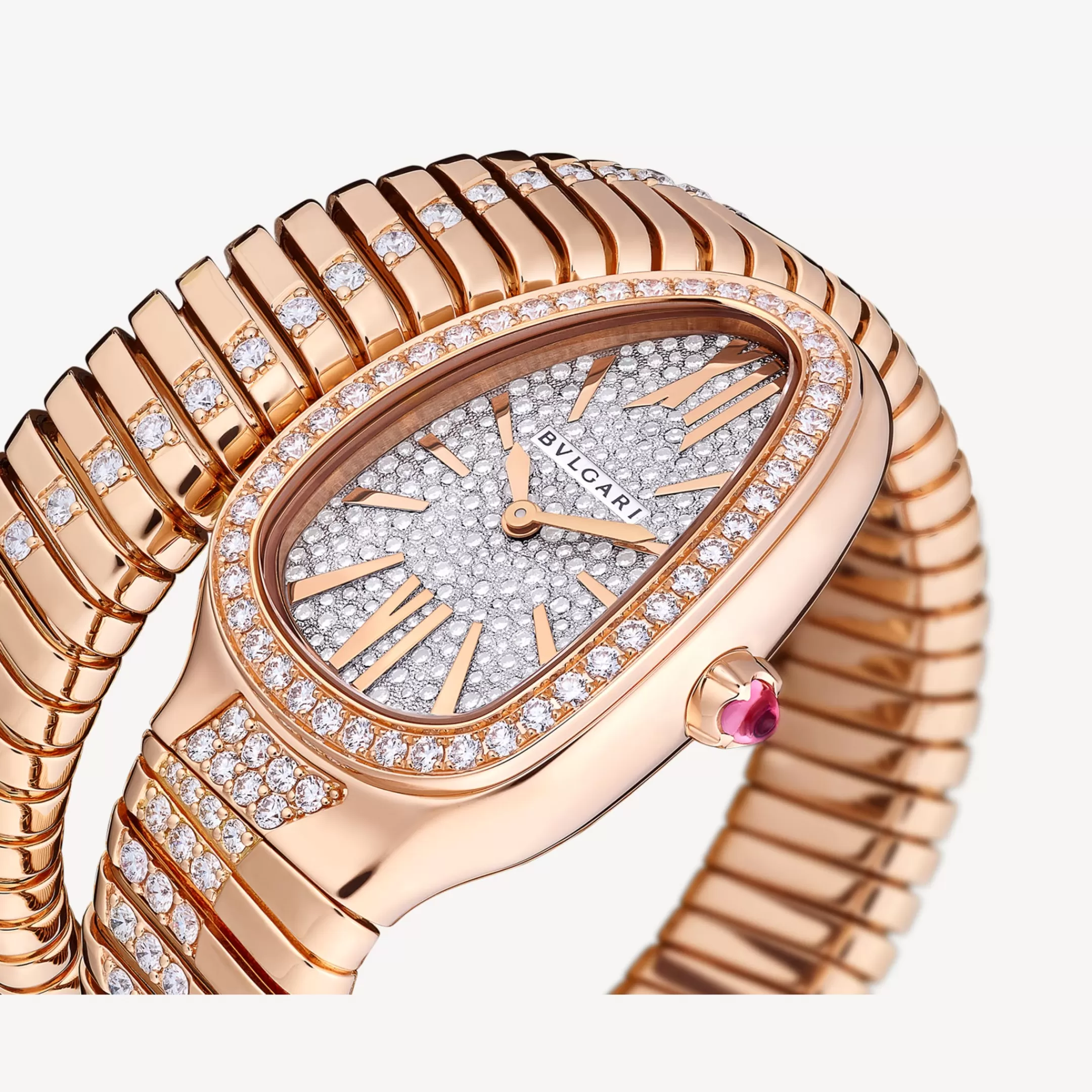 BVLGARI Serpenti Tubogas Uhr Rosa Clearance