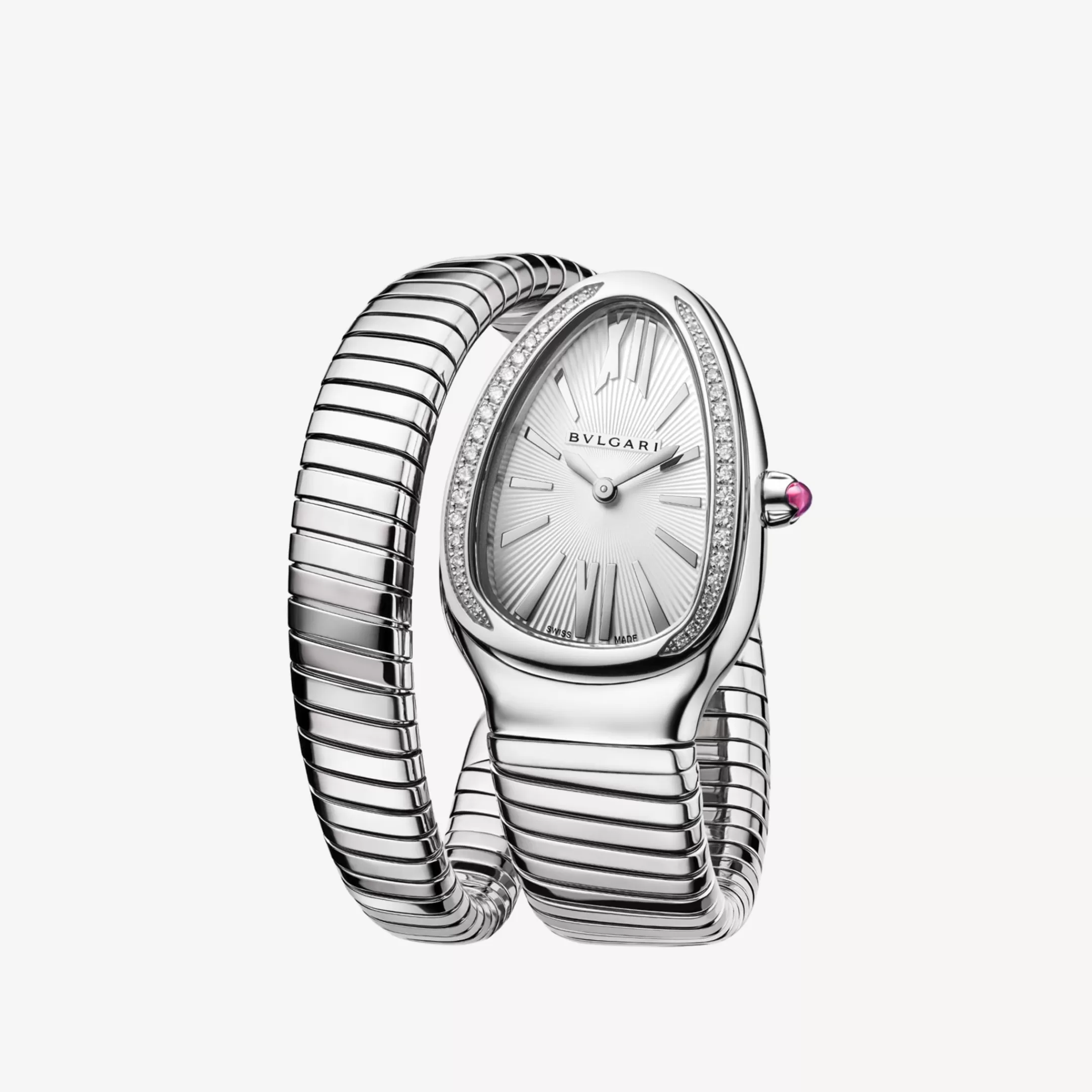 BVLGARI Serpenti Tubogas Uhr Weiss Fashion