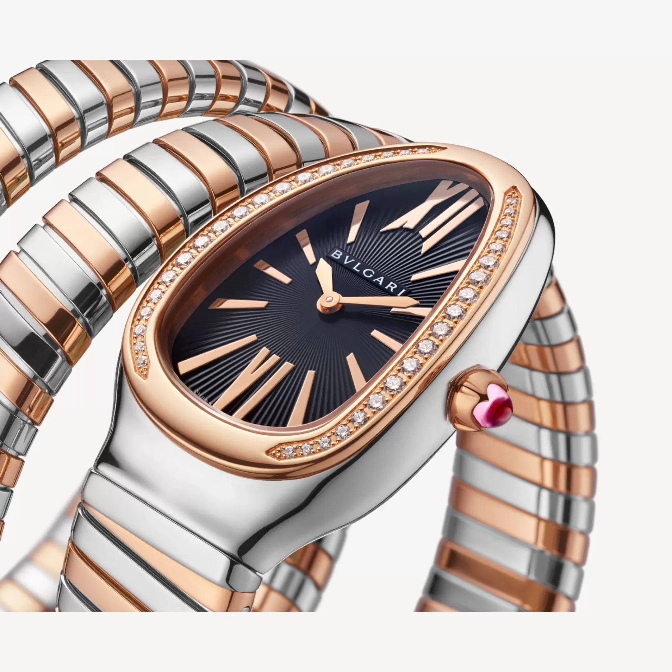 BVLGARI Serpenti Tubogas Uhr Schwarz Clearance