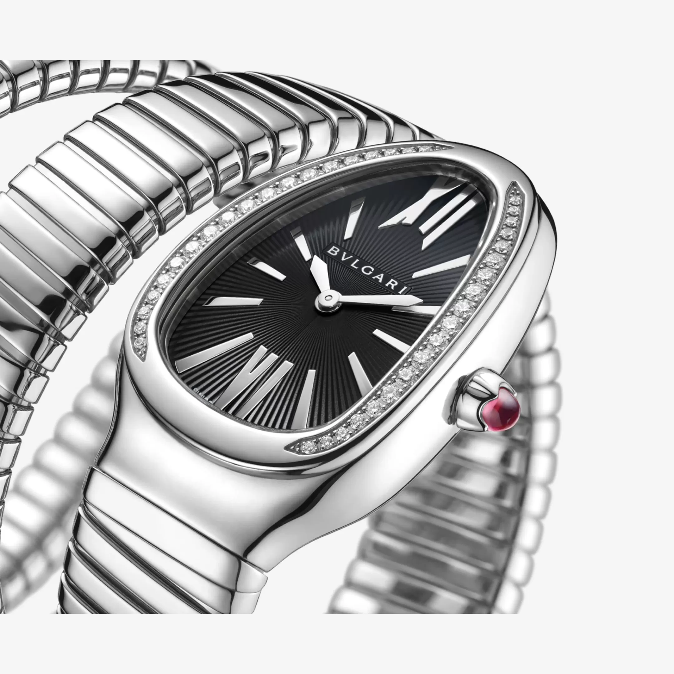 BVLGARI Serpenti Tubogas Uhr Silber Store
