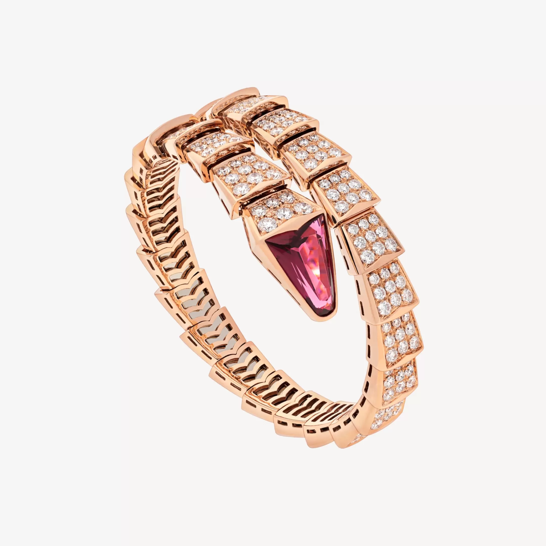 BVLGARI Serpenti Viper Armband Rot New