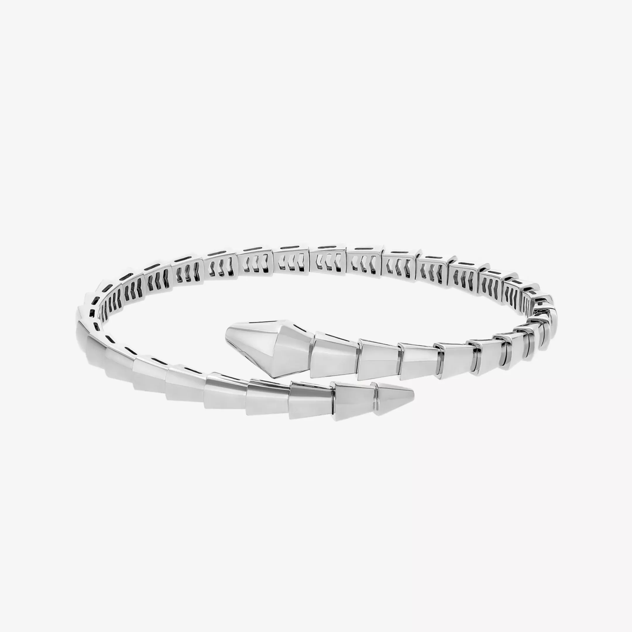 BVLGARI Serpenti Viper Armband Weiss Discount