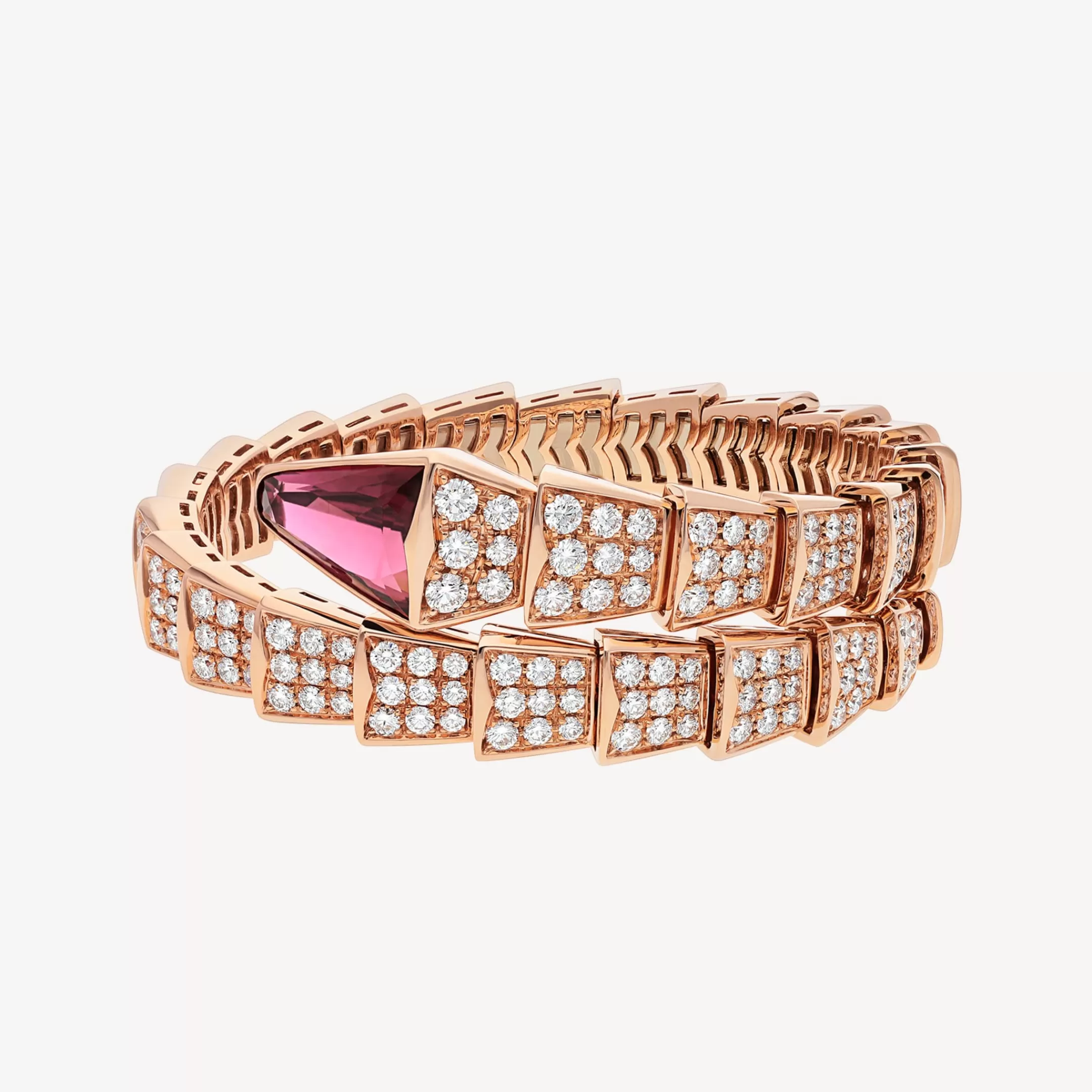 BVLGARI Serpenti Viper Armband Rot New