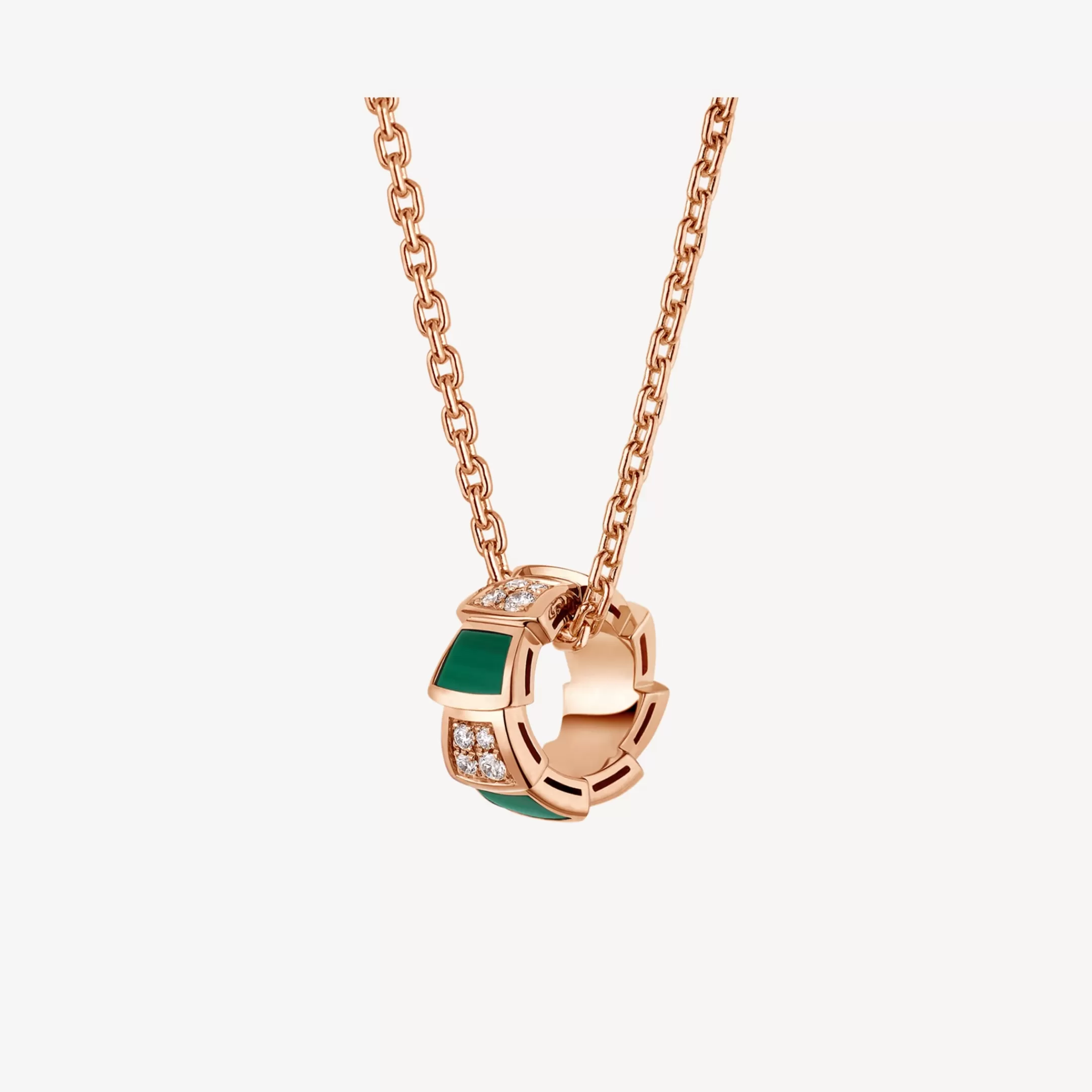 BVLGARI Serpenti Viper Halskette Grun Discount