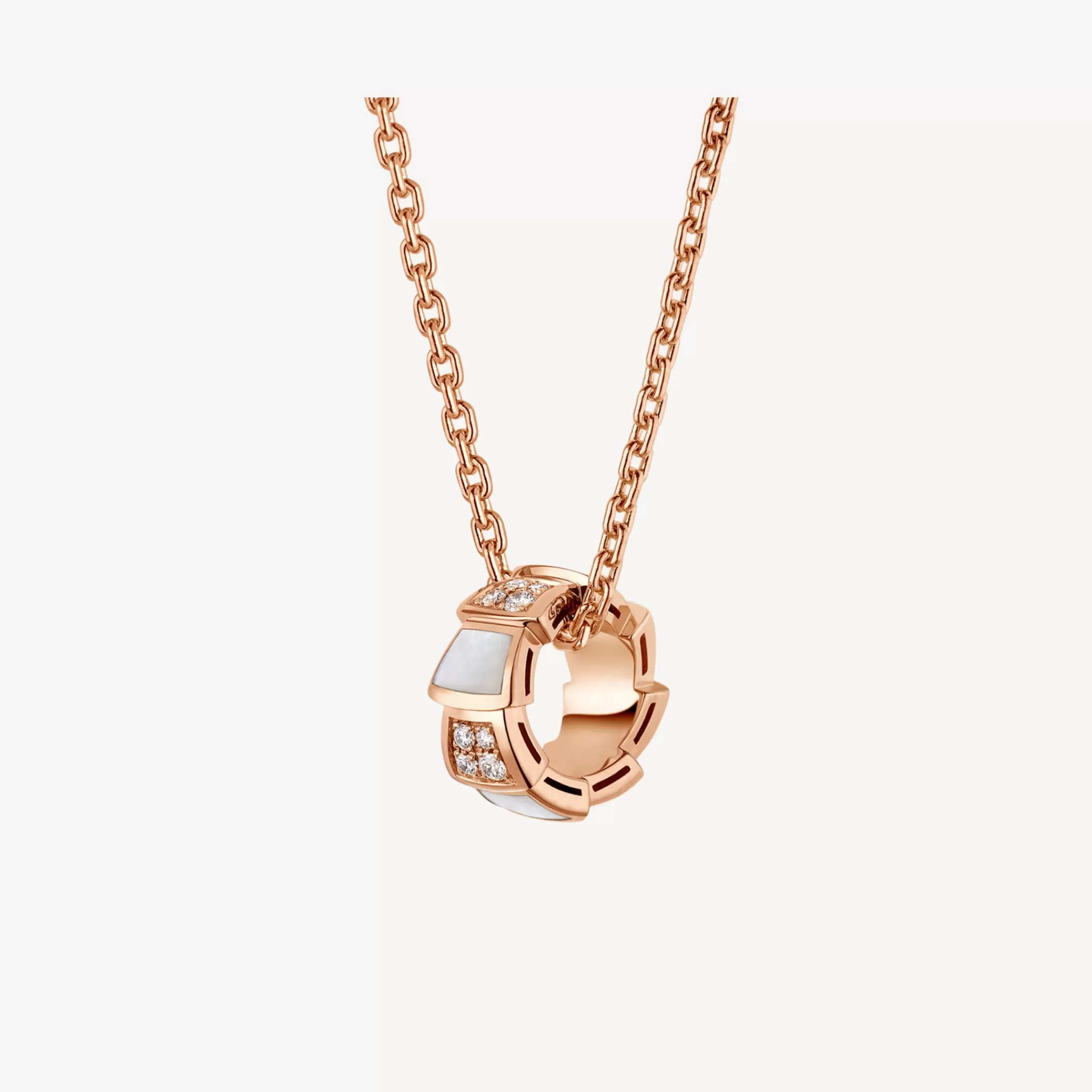 BVLGARI Serpenti Viper Halskette Weiss Online