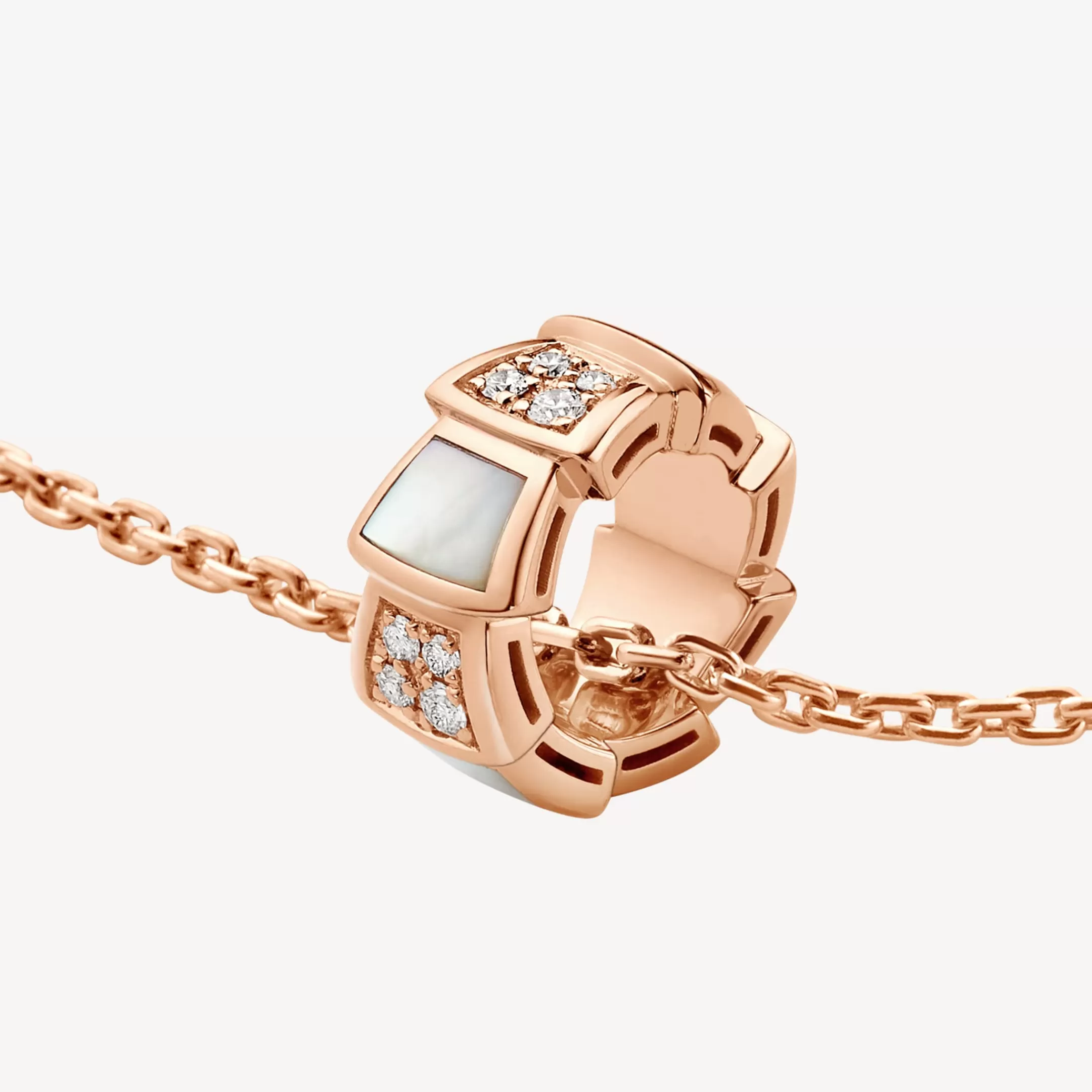 BVLGARI Serpenti Viper Halskette Weiss Online