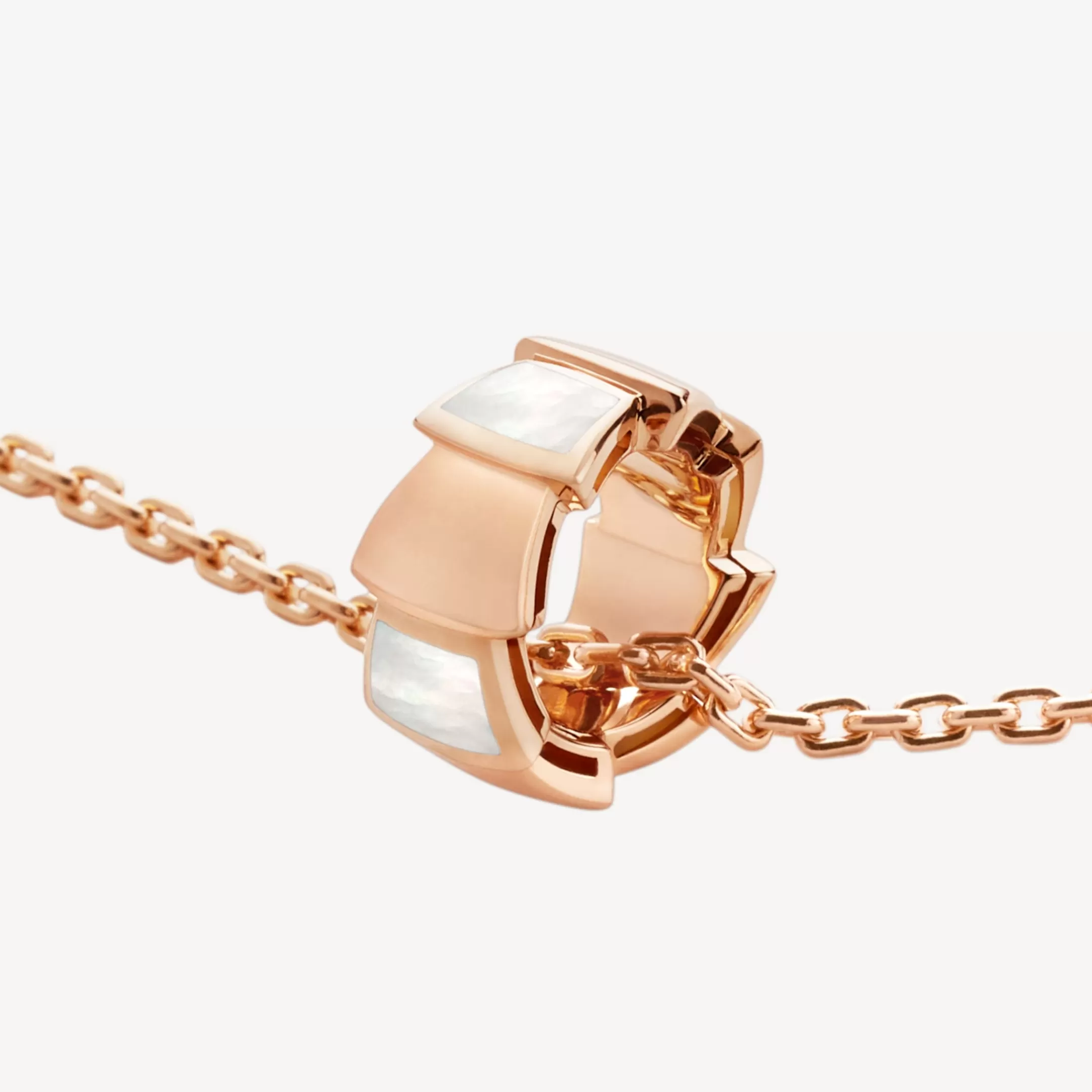 BVLGARI Serpenti Viper Halskette Weiss Shop