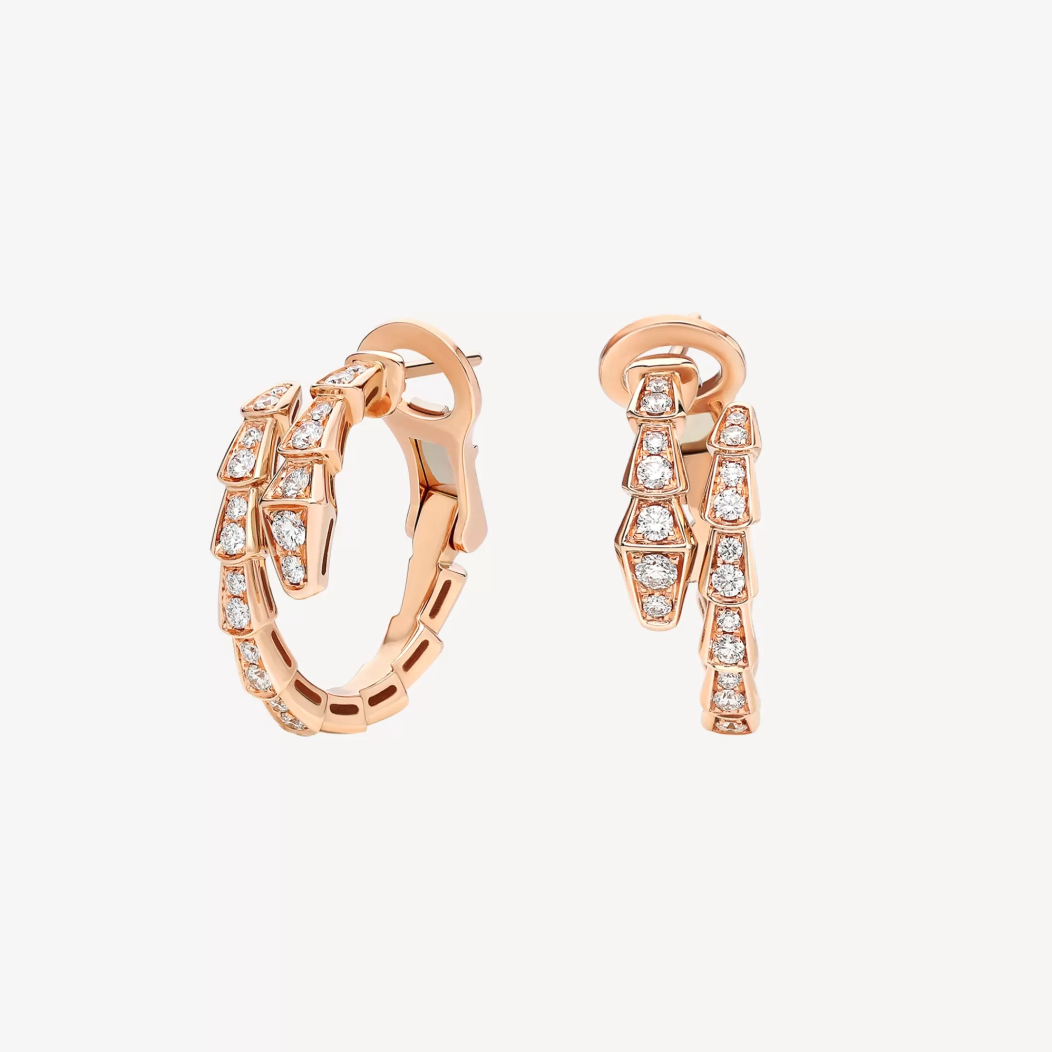 BVLGARI Serpenti Viper Ohrringe Rosa Best Sale