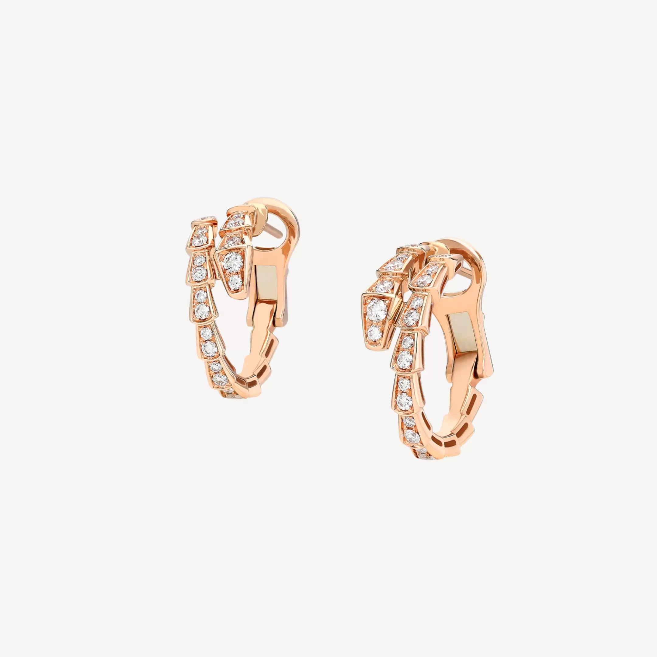 BVLGARI Serpenti Viper Ohrringe Rosa Best Sale