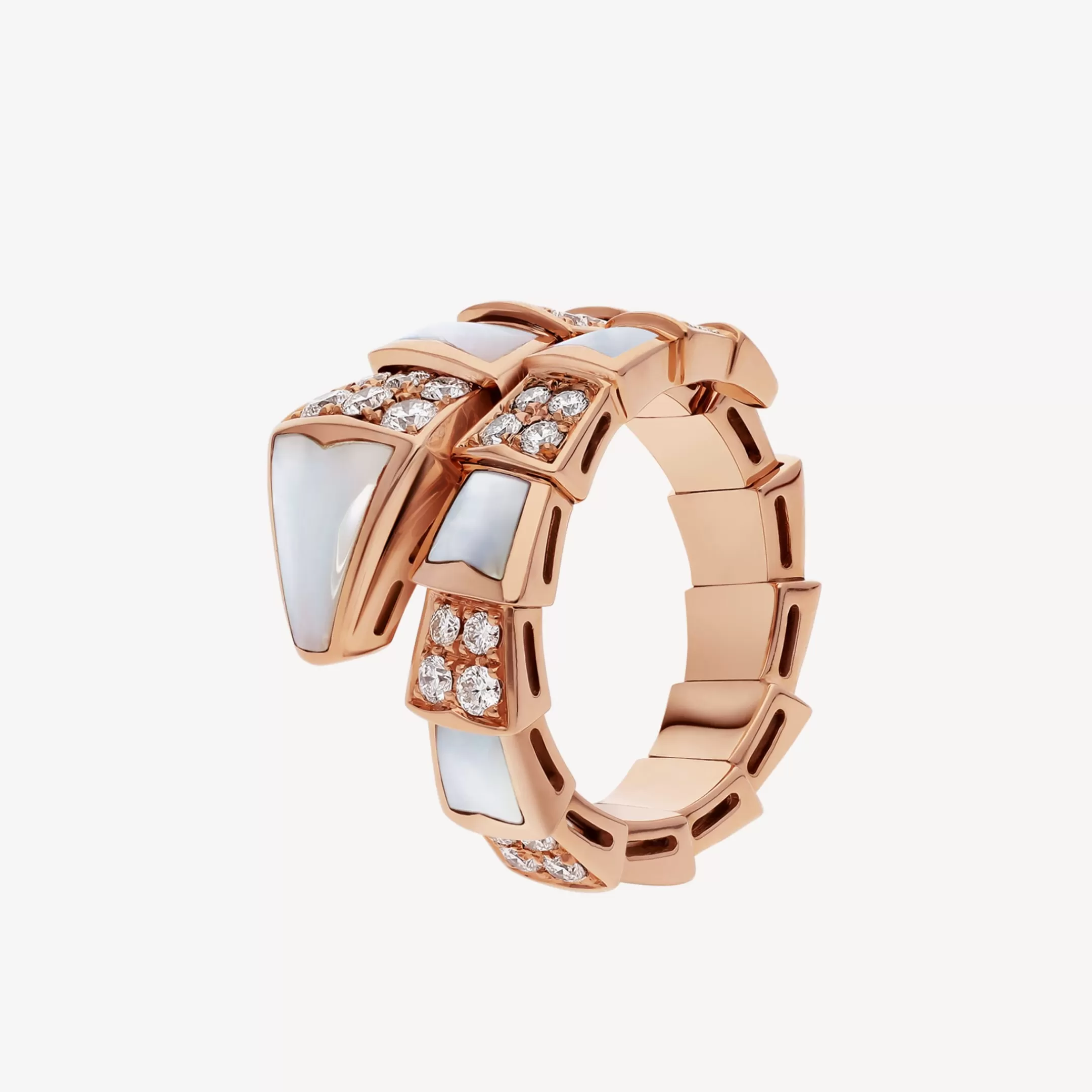 BVLGARI Serpenti Viper Ring Weiss Best