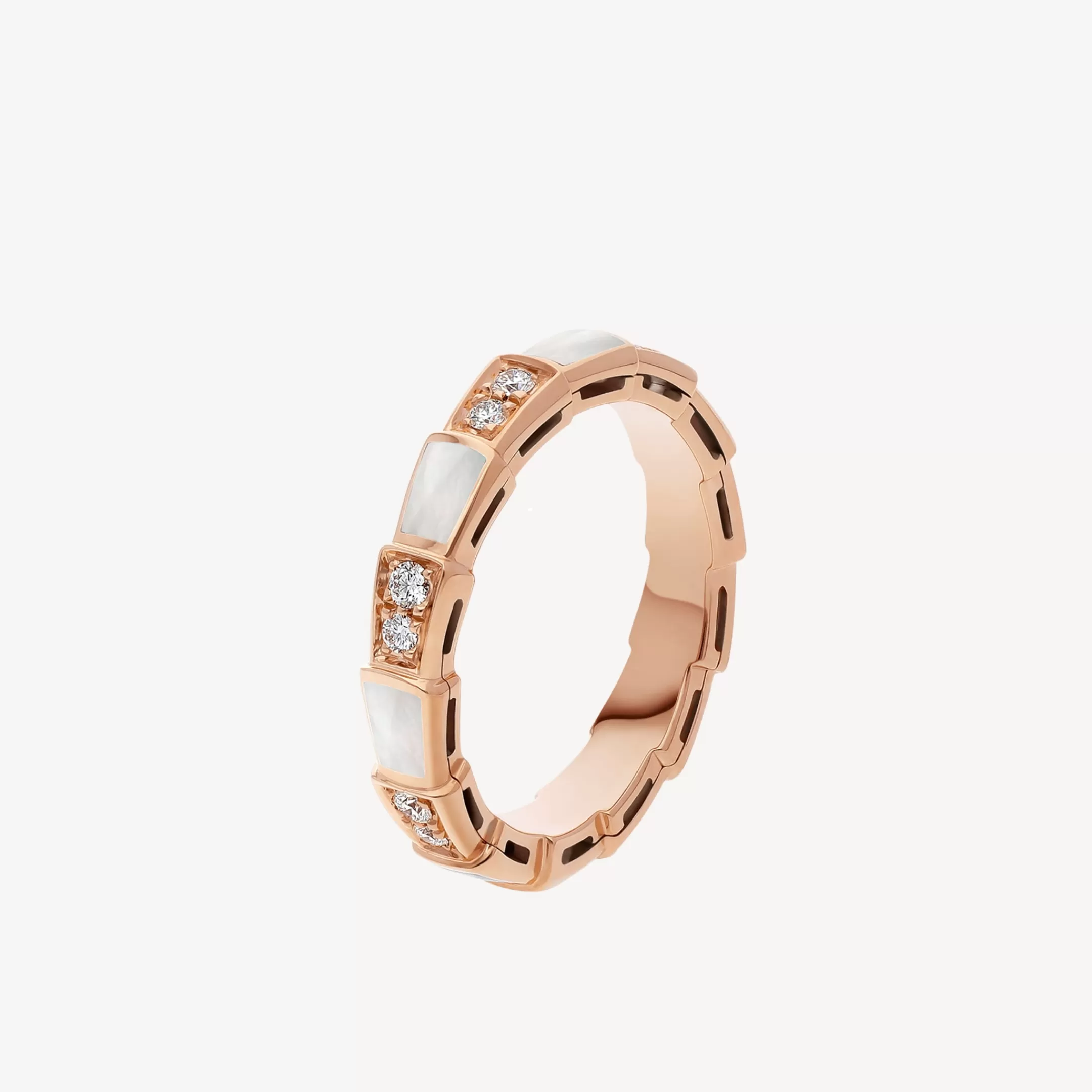 BVLGARI Serpenti Viper Ring Weiss Best Sale