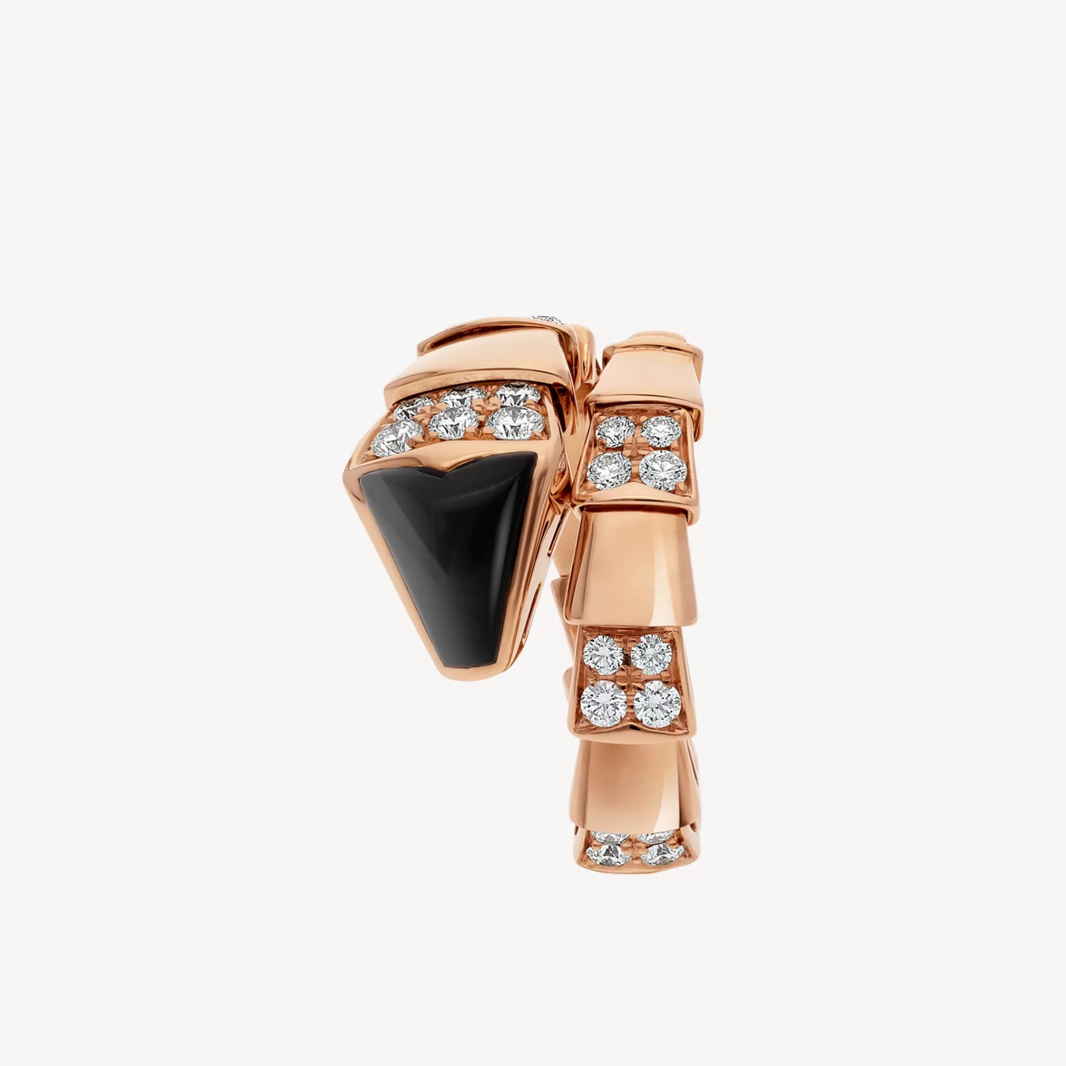 BVLGARI Serpenti Viper Ring Schwarz Cheap