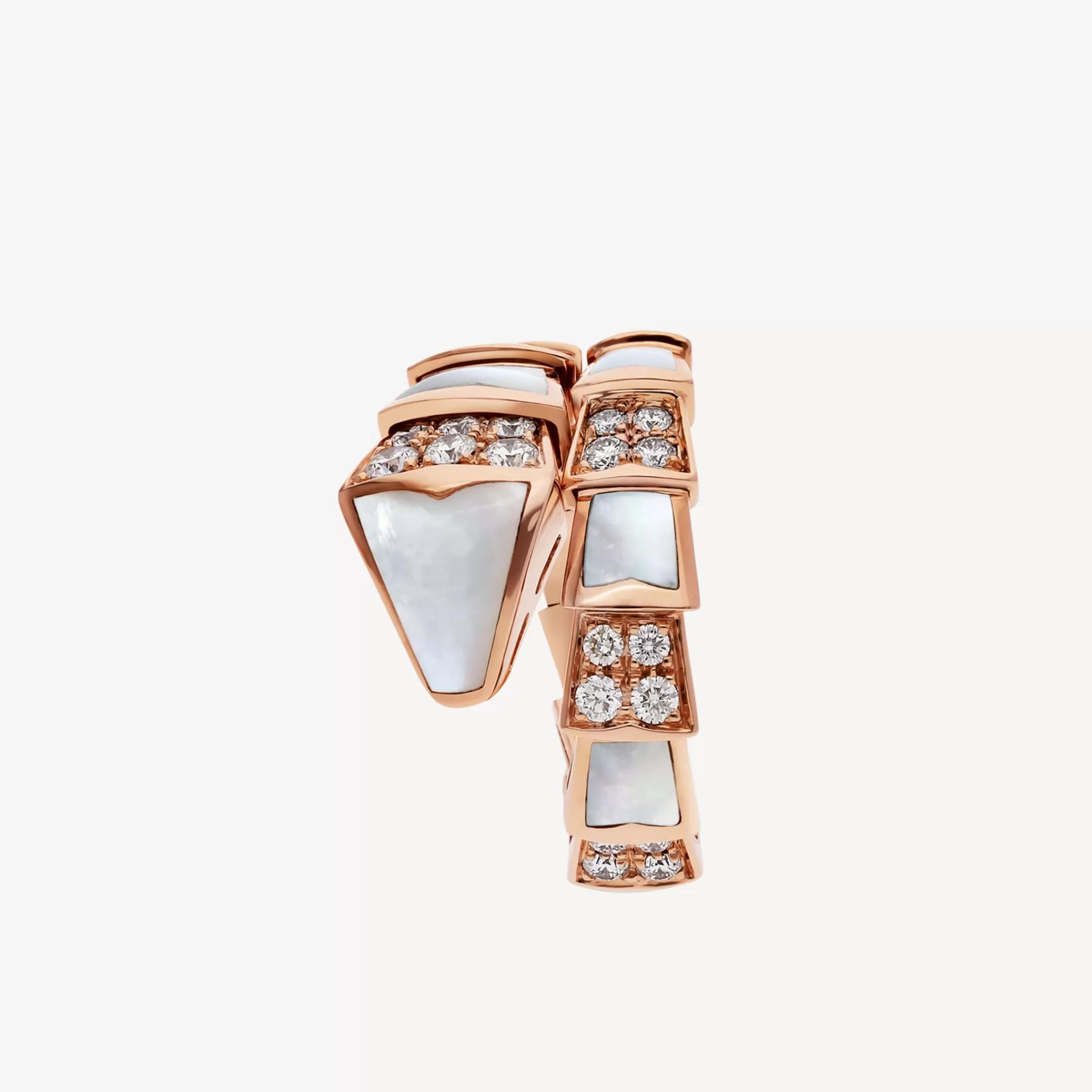 BVLGARI Serpenti Viper Ring Weiss Best