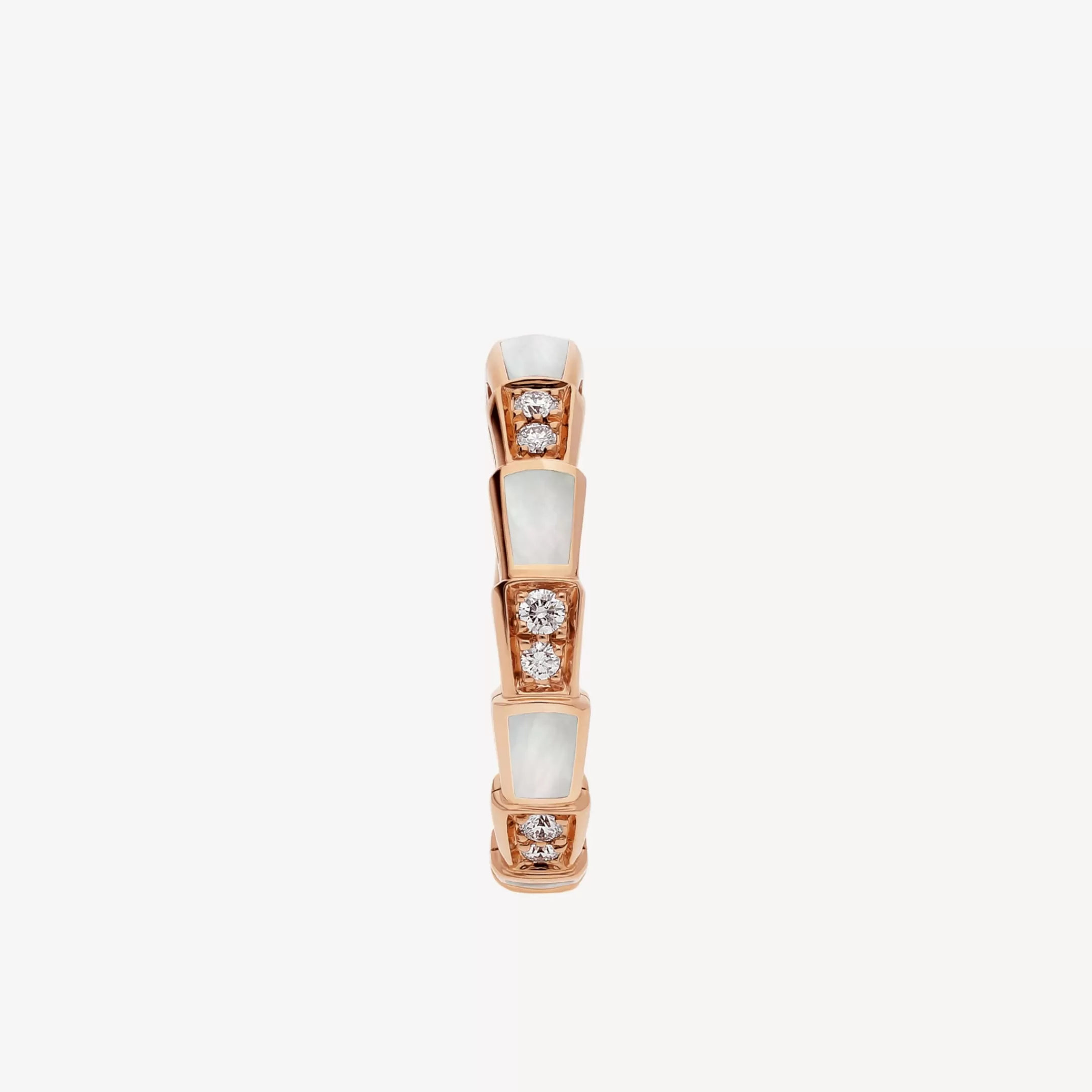 BVLGARI Serpenti Viper Ring Weiss Best Sale