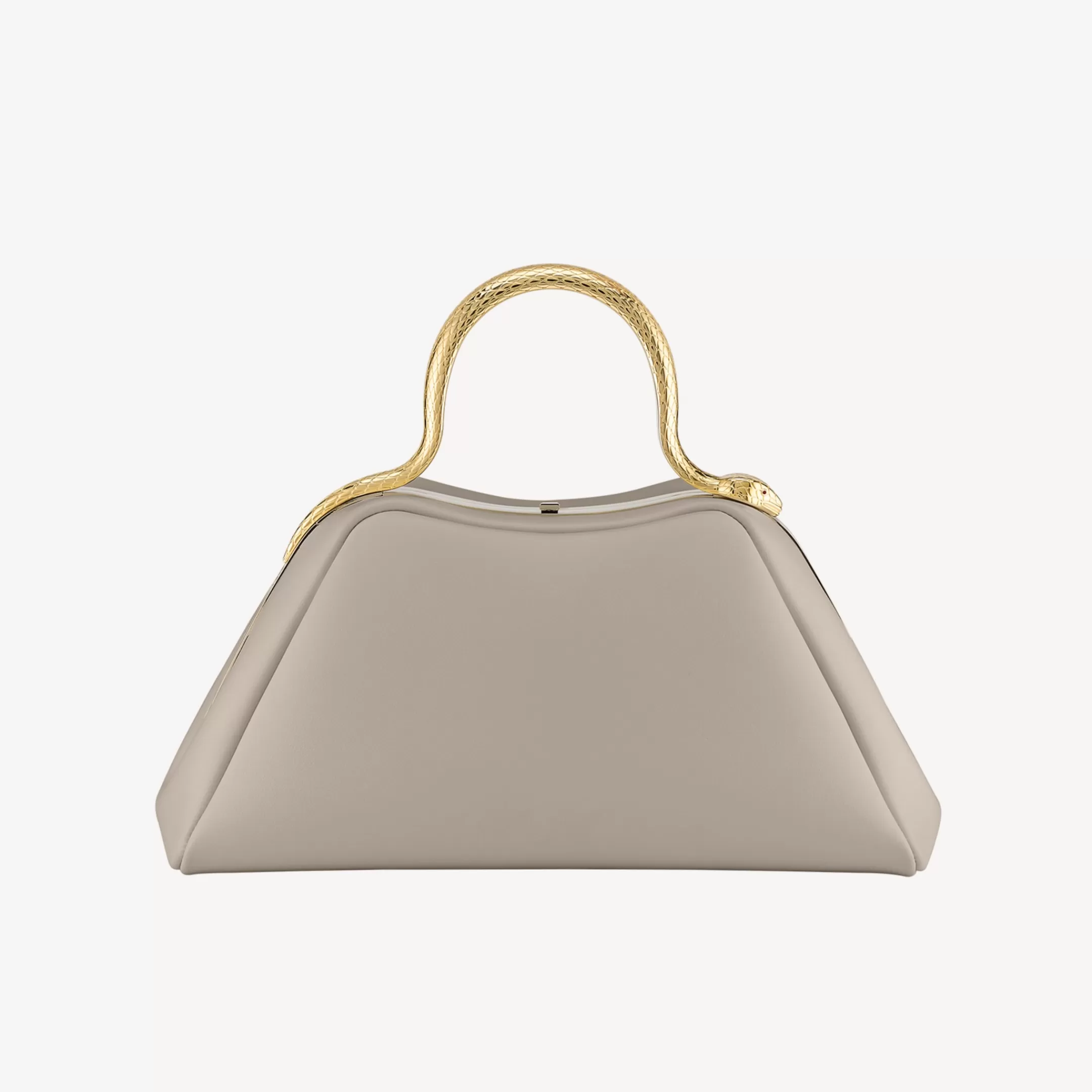 BVLGARI Serpentine Henkeltasche Grau Best Sale