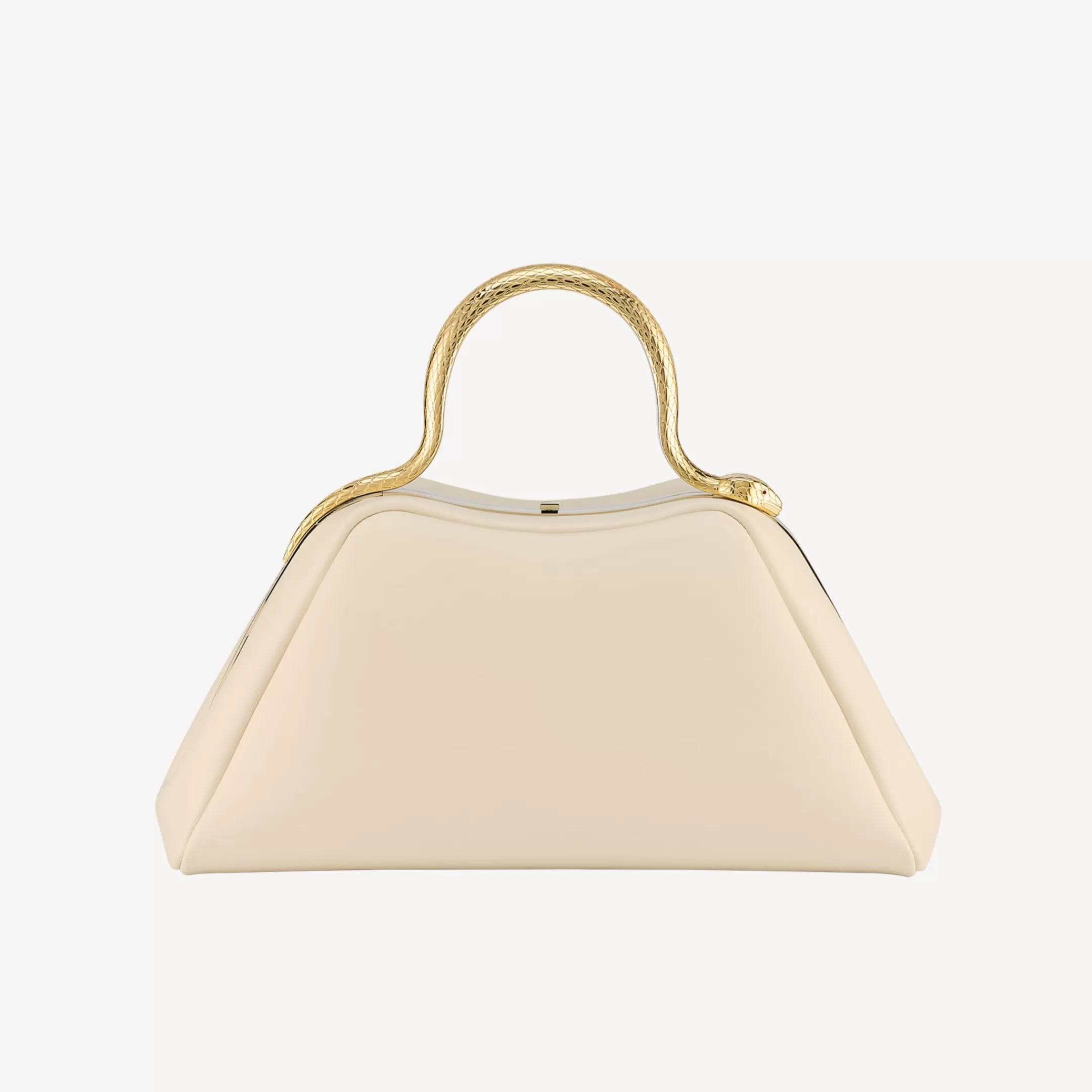 BVLGARI Serpentine Henkeltasche Elfenbein Discount