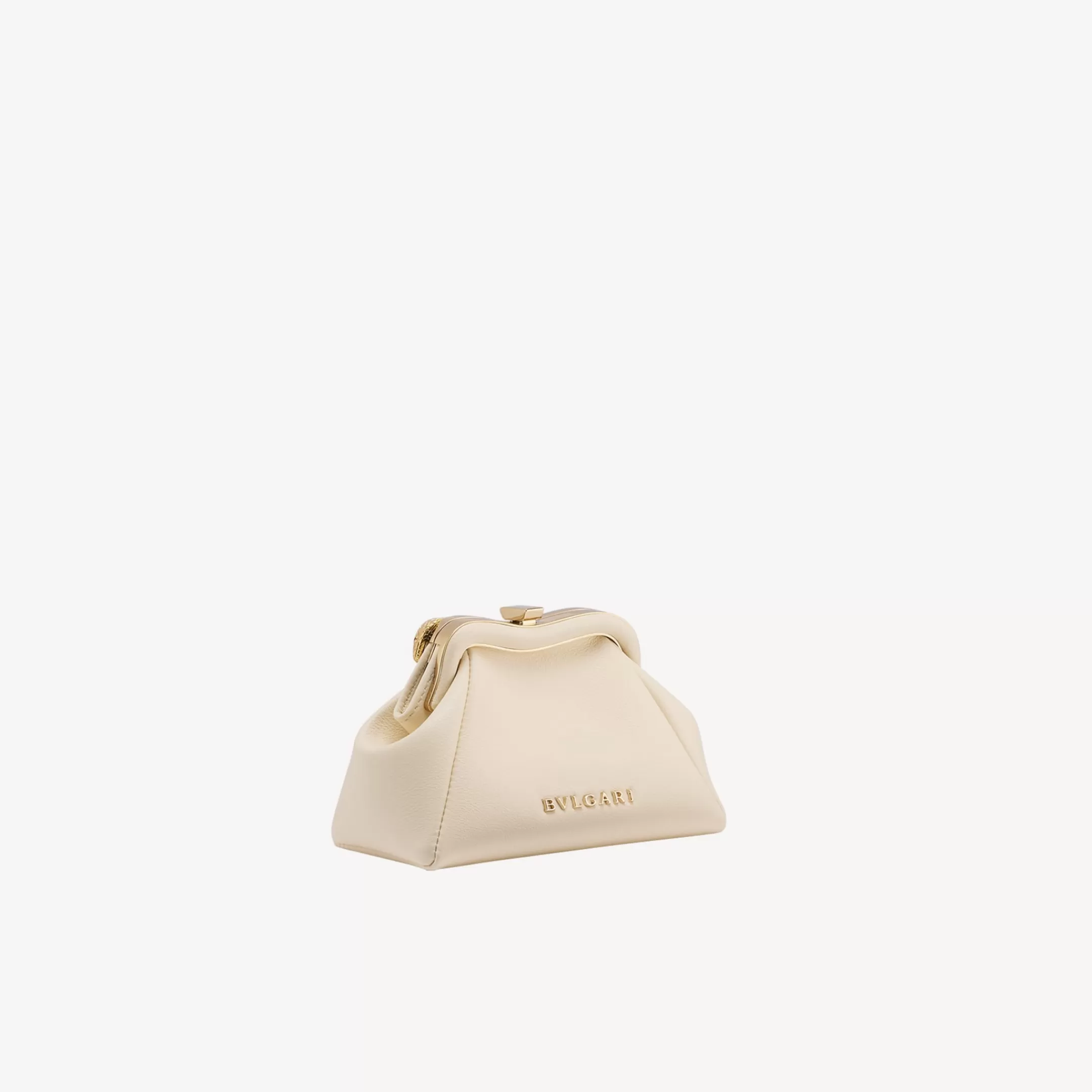 BVLGARI Serpentine Micro Pochette Elfenbein Flash Sale