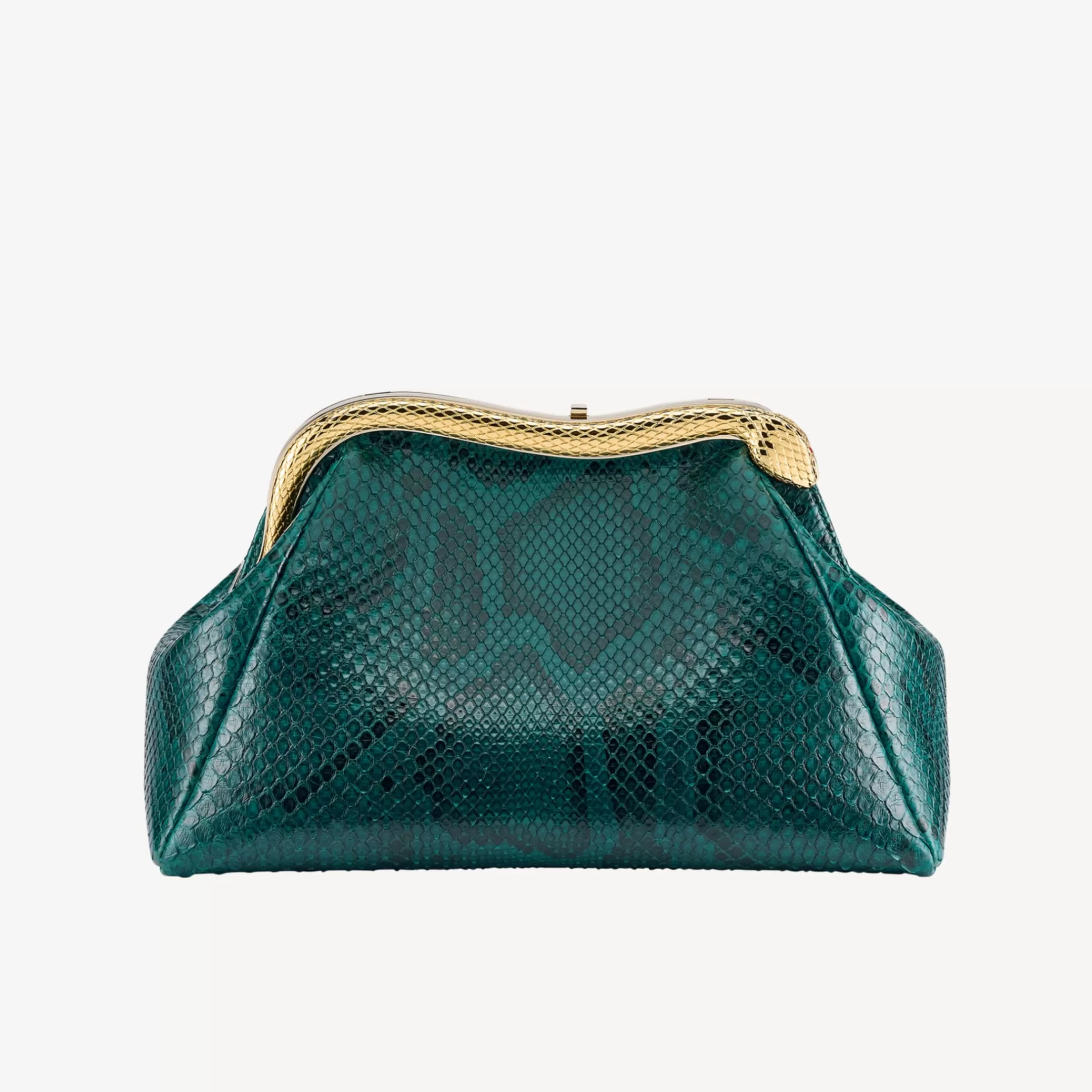 BVLGARI Serpentine Pouch Grun Online