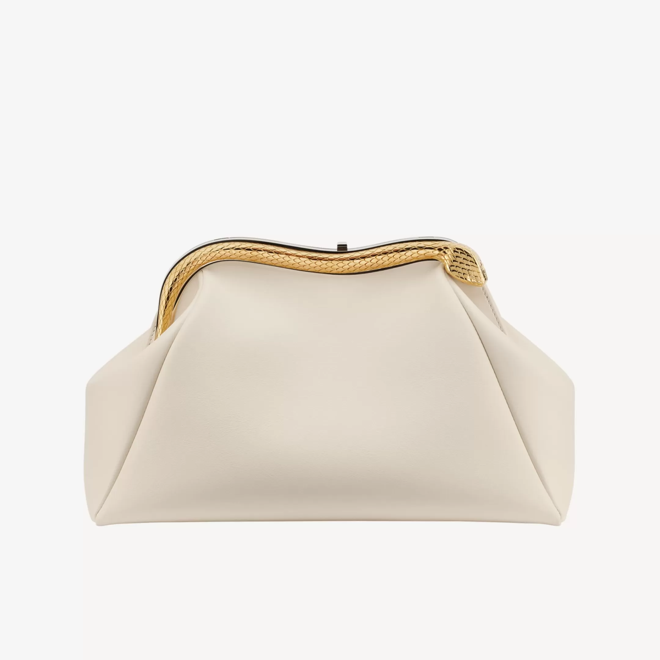 BVLGARI Serpentine Pouch Elfenbein Clearance