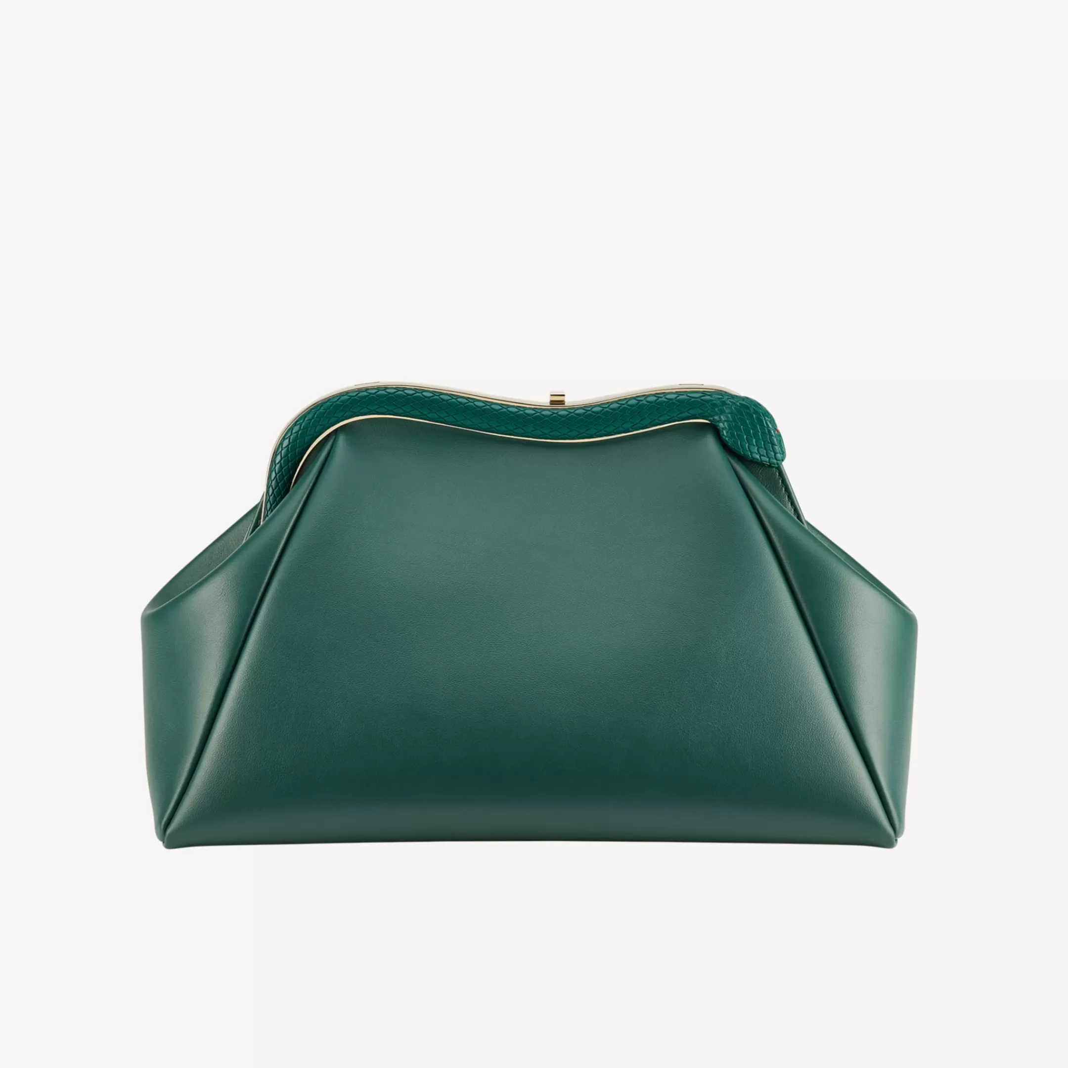 BVLGARI Serpentine Pouch Grun Sale