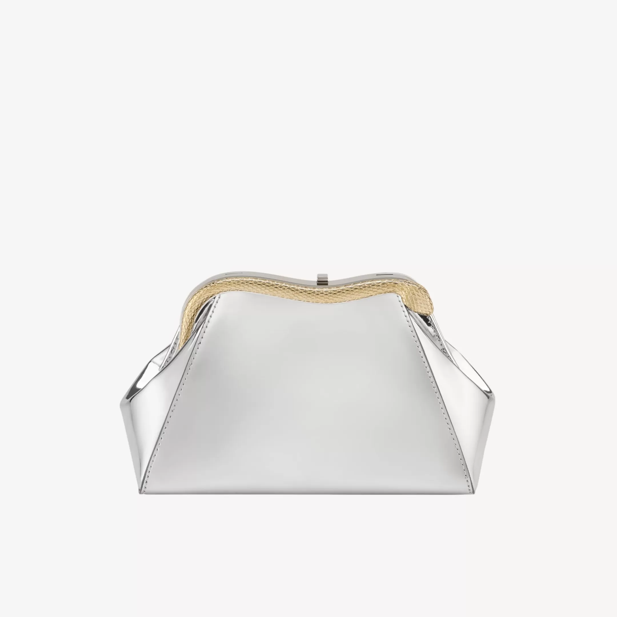 BVLGARI Serpentine Pouch Silber Flash Sale
