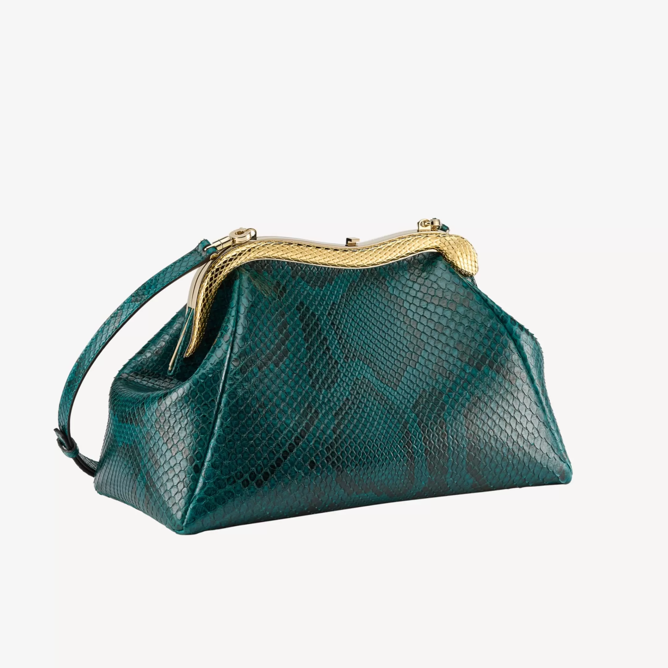 BVLGARI Serpentine Pouch Grun Online