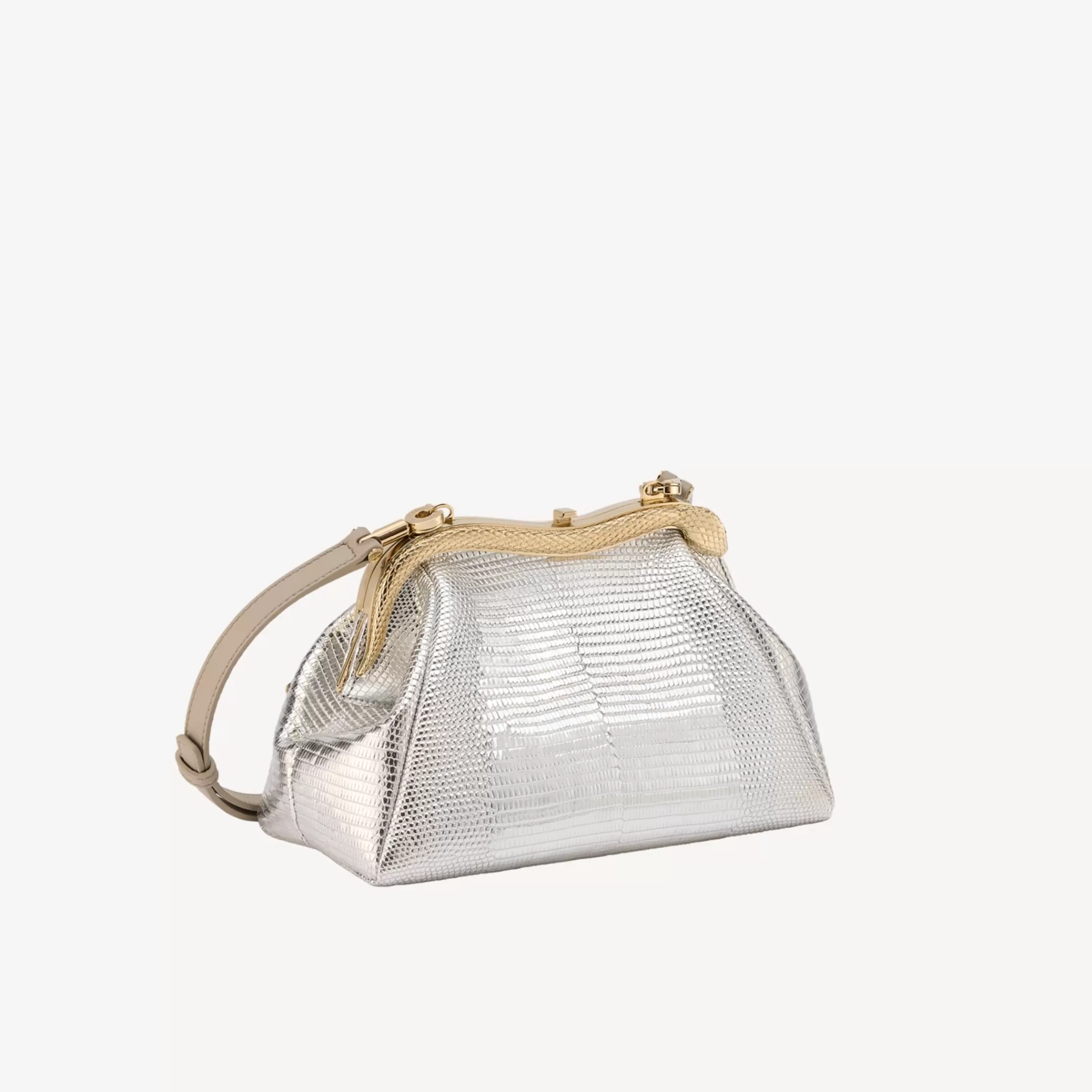 BVLGARI Serpentine Pouch Silber Online