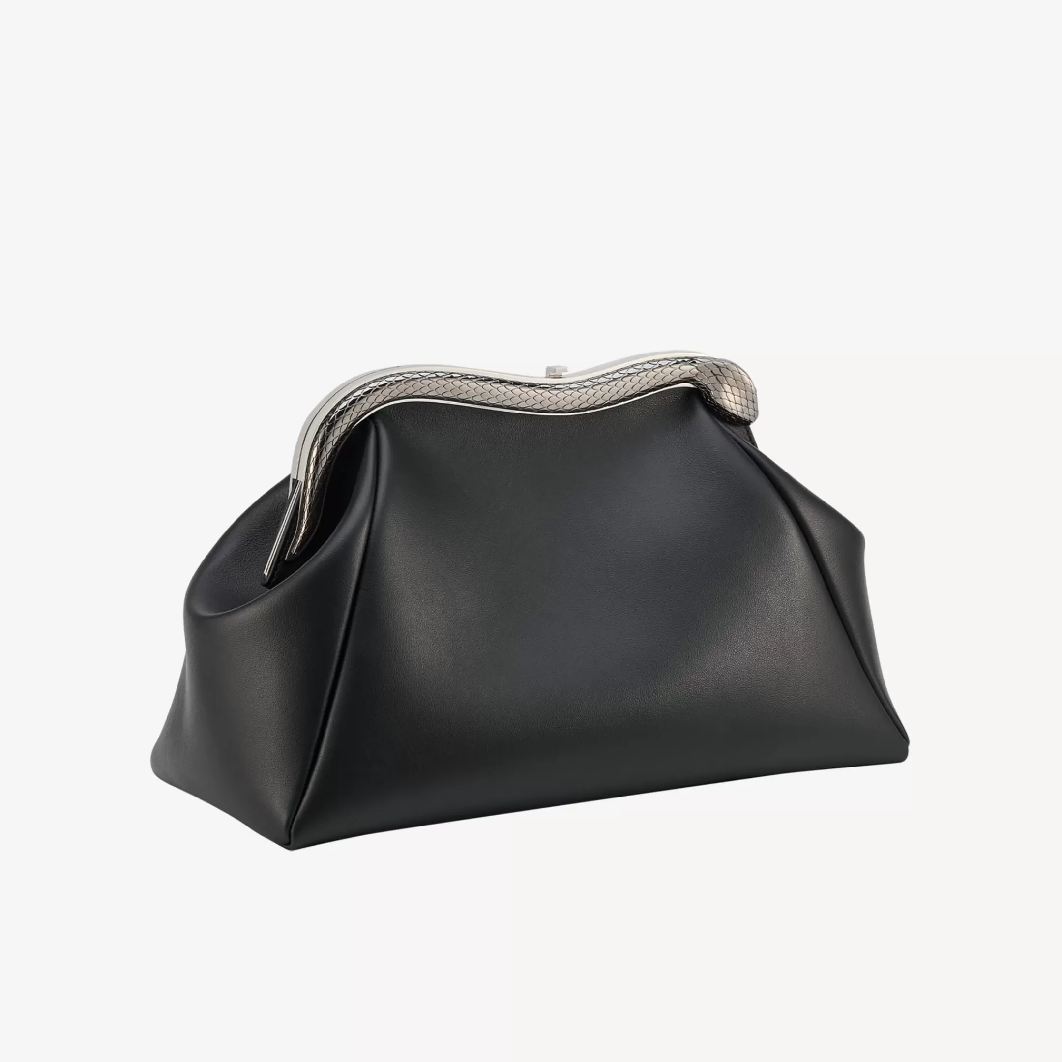BVLGARI Serpentine Pouch Schwarz Fashion