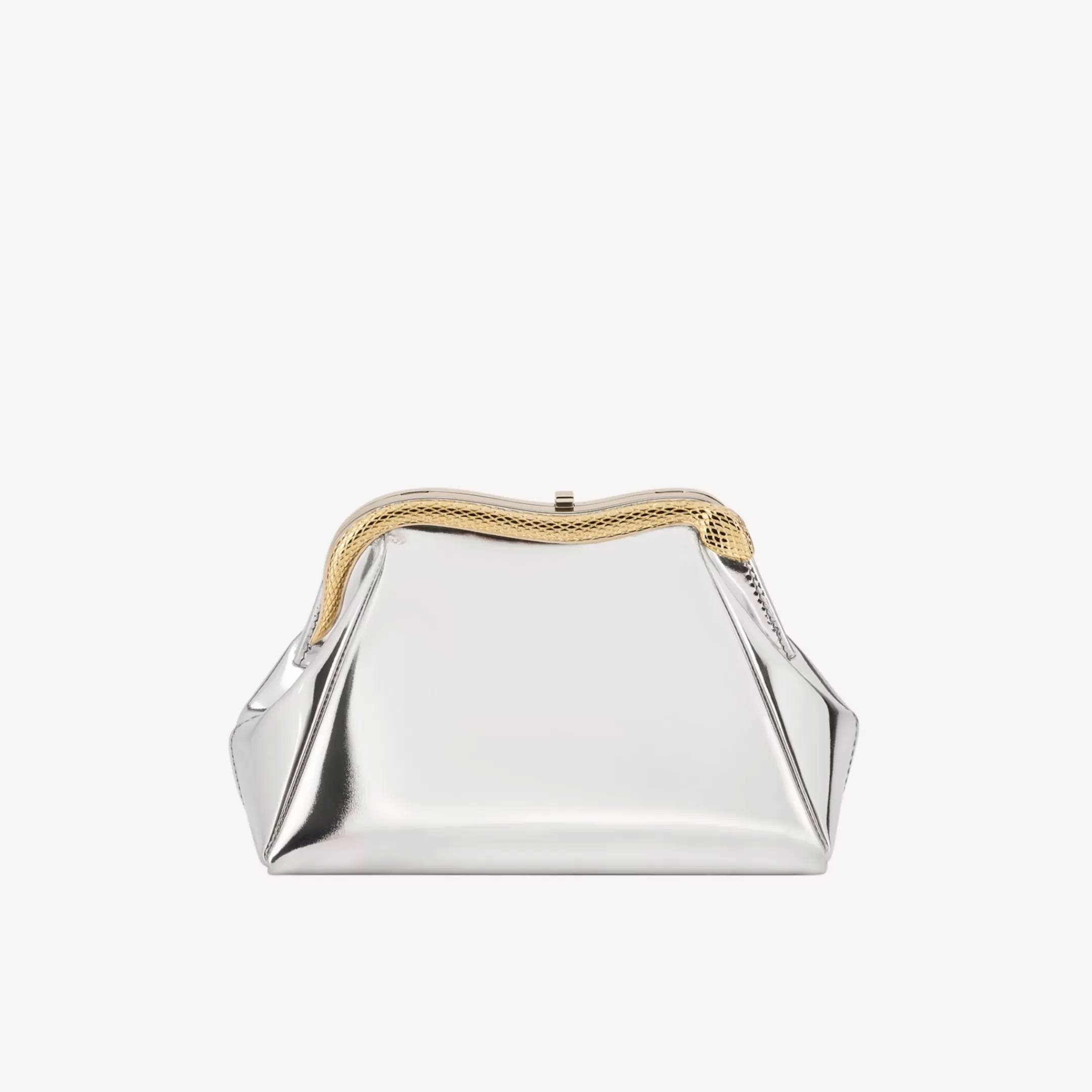 BVLGARI Serpentine Pouch Silber Flash Sale