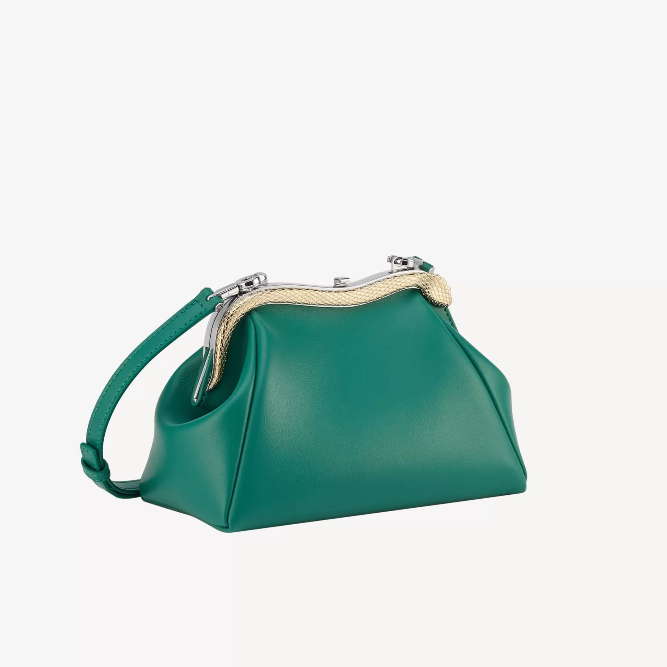 BVLGARI Serpentine Pouch Grun Outlet