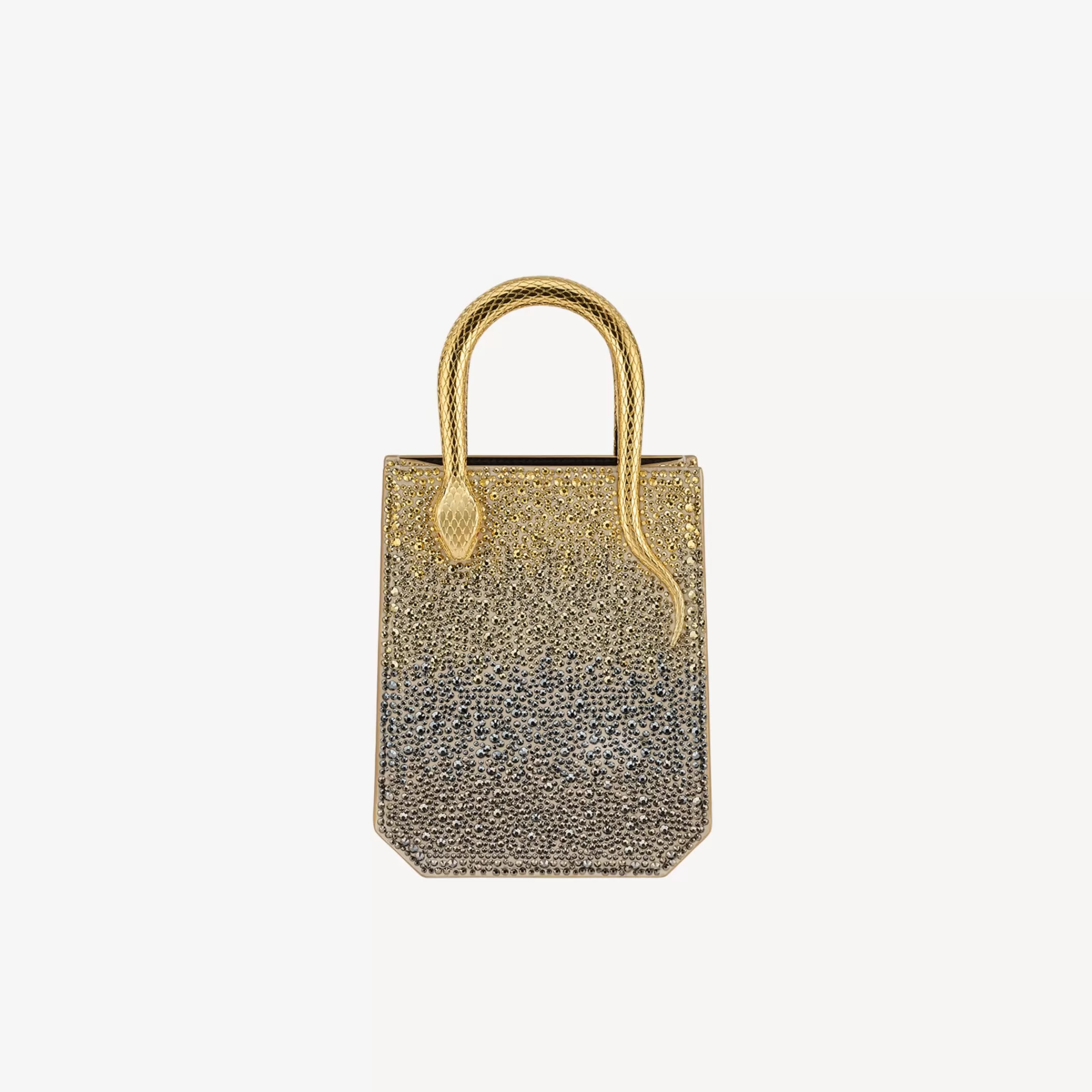 BVLGARI Serpentine Tragetasche Helles Gold New