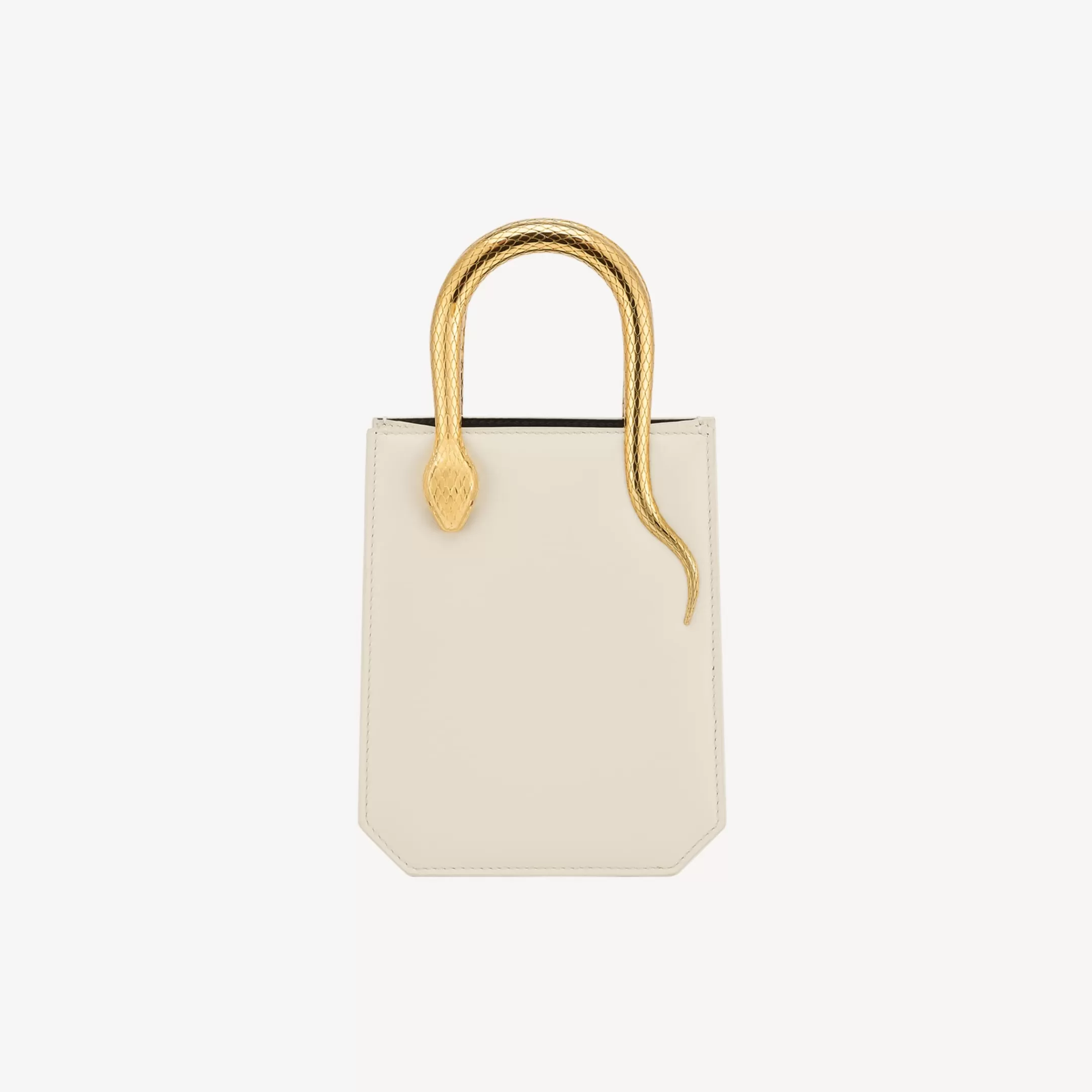 BVLGARI Serpentine Tragetasche Elfenbein Store
