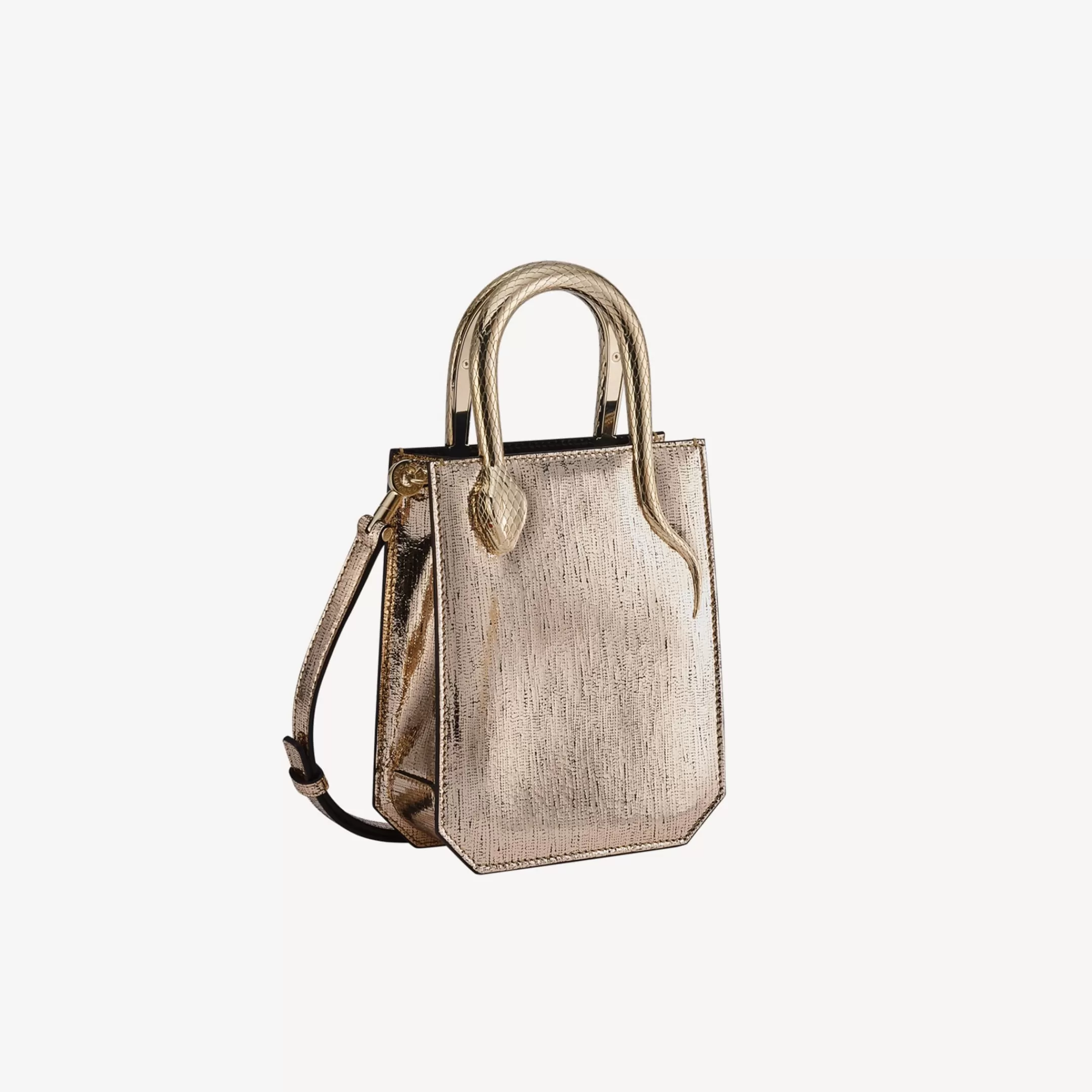 BVLGARI Serpentine Tragetasche Helles Gold Hot