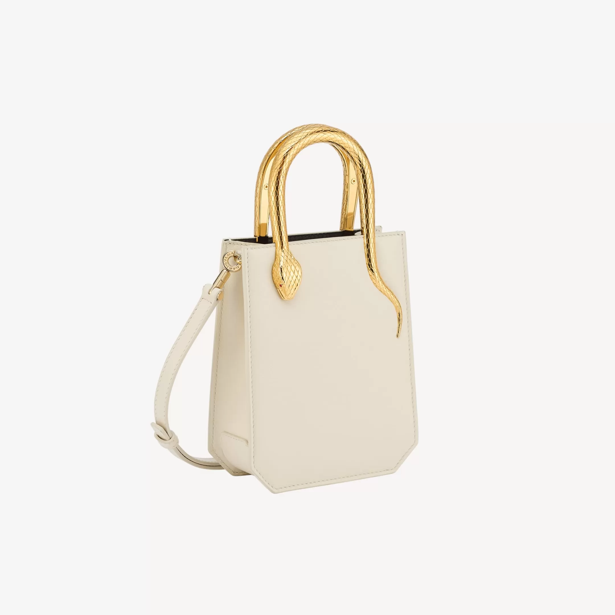 BVLGARI Serpentine Tragetasche Elfenbein Store